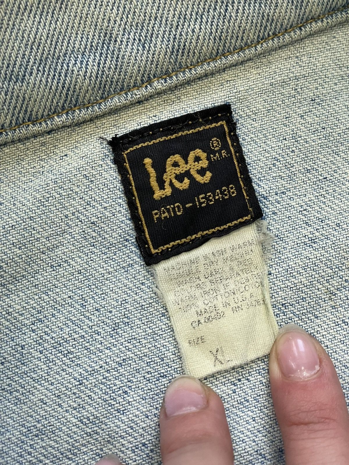 Lee Lee raider x hard rock cafe distessed faded jacket Size US XL / EU 56 / 4 - 6 Thumbnail