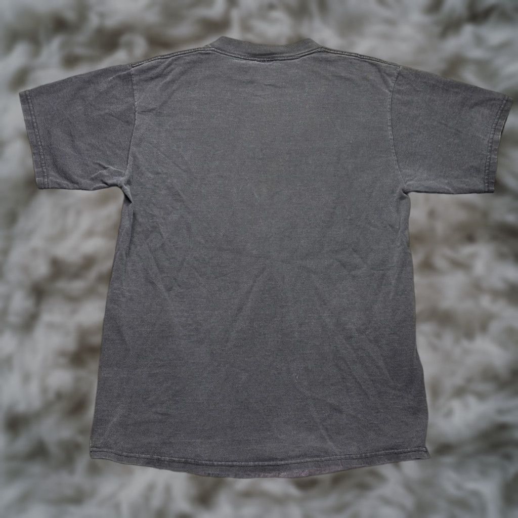 Tultex VINTAGE Bald Eagle AOP T Shirt Tultex Large Toronto Canada USA Made Shirt Mens L Black 90s Outdoor Animals Graphic Print USA Made Size US L / EU 52-54 / 3 - 1 Thumbnail