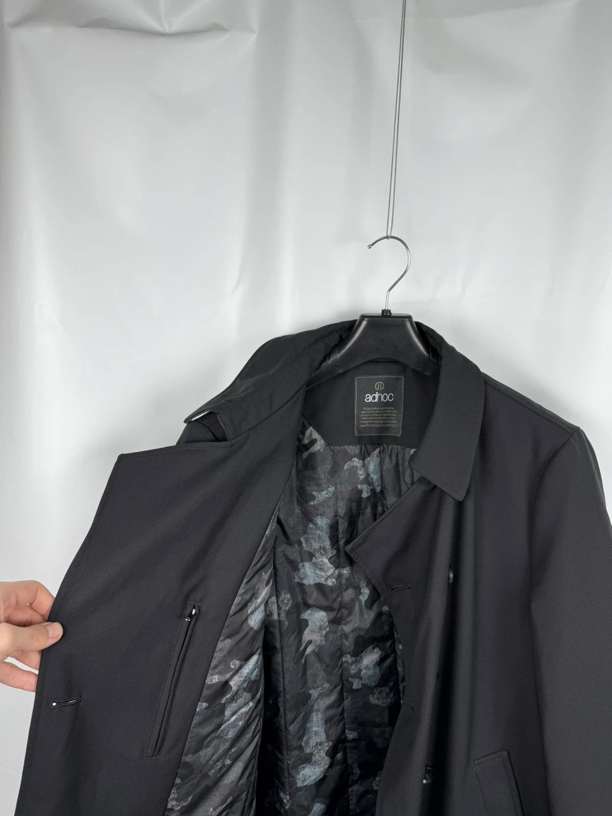 Other Adhoc Men Trench Coat Warm Belted Polyester size 50 Size US M / EU 48-50 / 2 - 15 Thumbnail