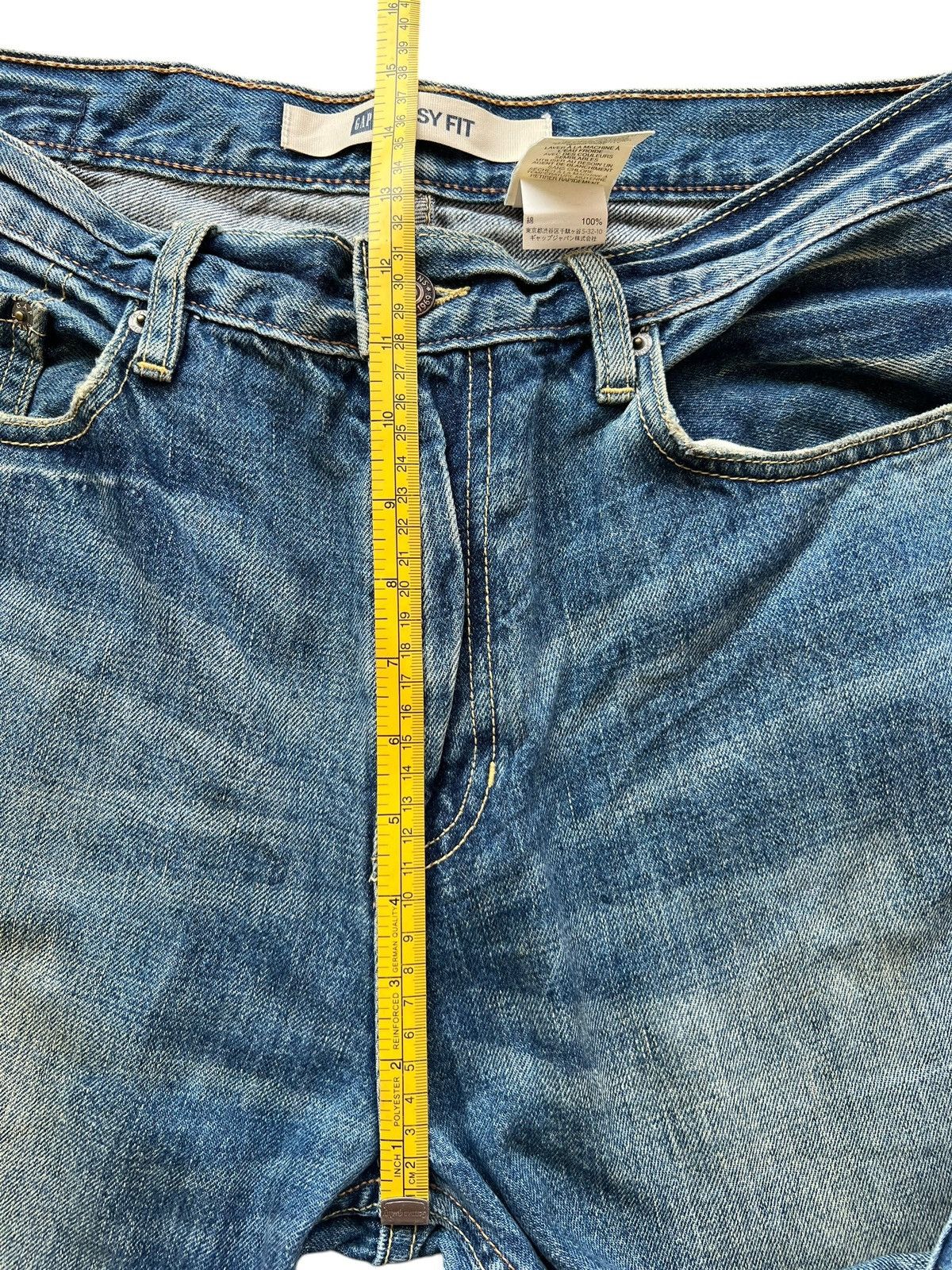 Gap Vintage Gap Wide Baggy Denim Jeans 35x32.5 Size US 35 - 13 Thumbnail