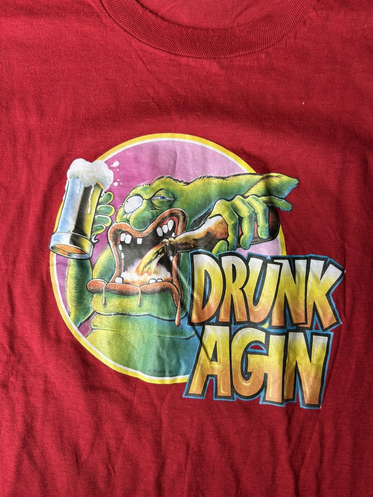 Vintage Vintage Drunk Again 1978 Tee Size US M / EU 48-50 / 2 - 5 Thumbnail