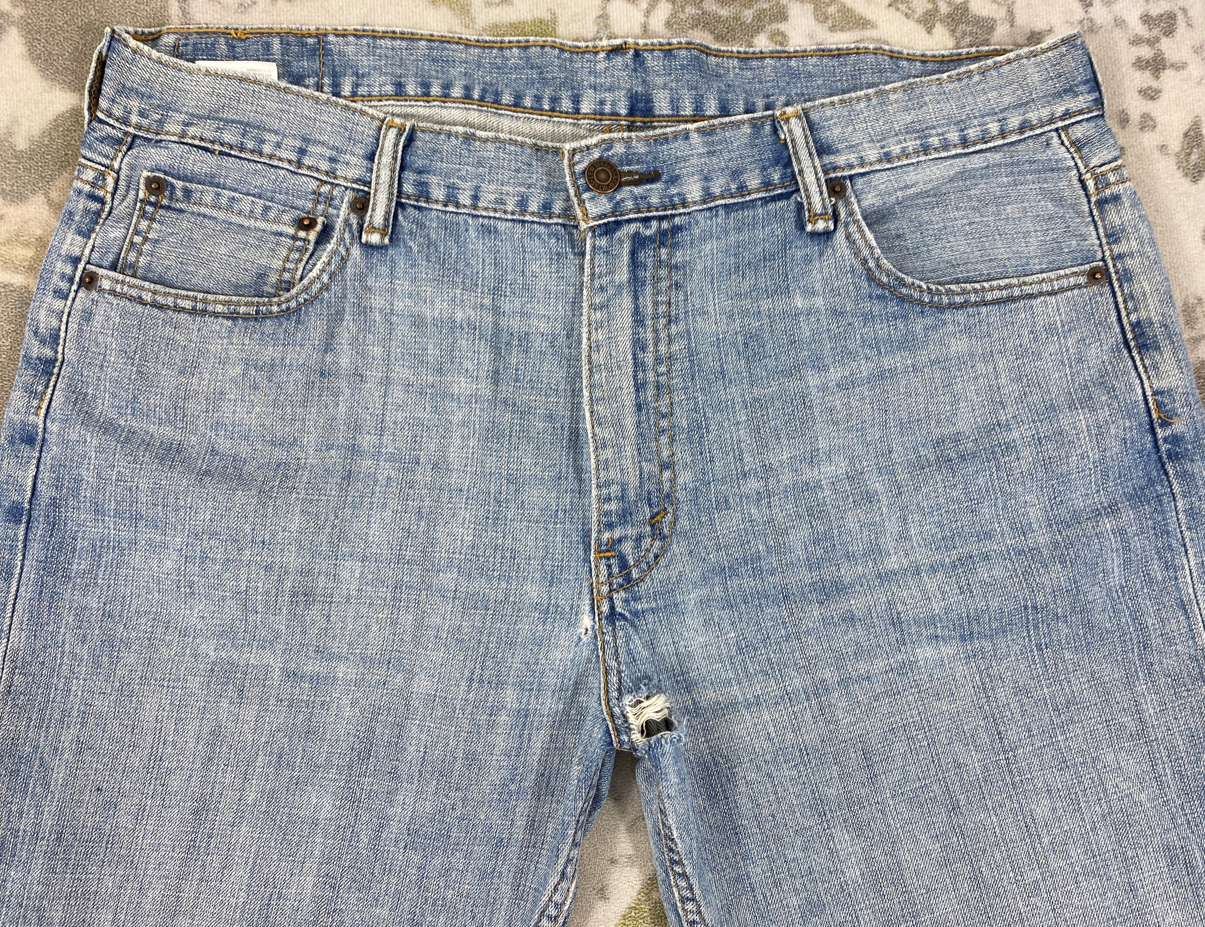 Levi's Vintage Levi's 569 Pale Blue Denim 38 x 28.5 -JN553 Size US 38 / EU 54 - 3 Thumbnail