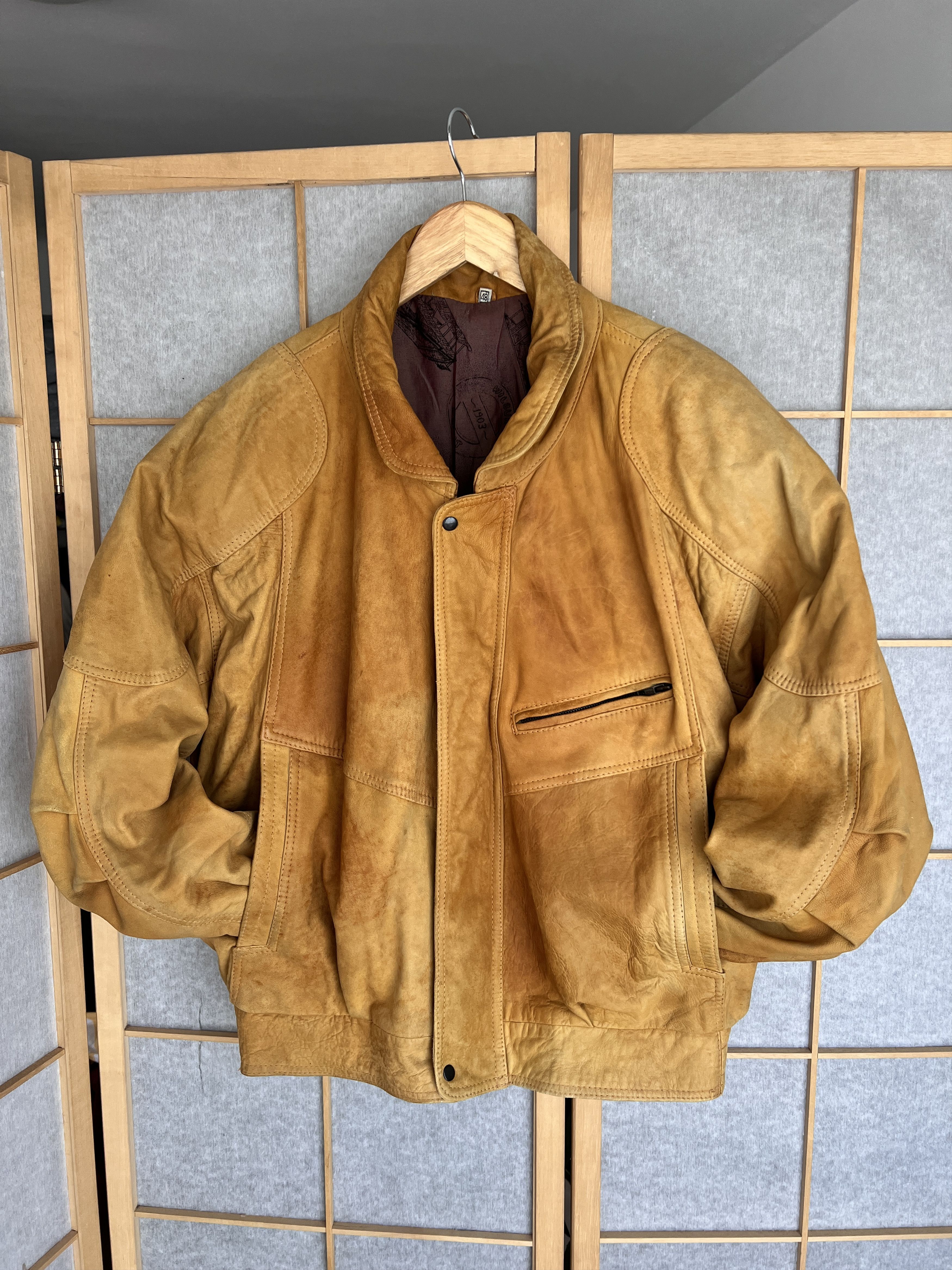 If Six Was Nine Vintage avant garde bomber leather jacket Vetements LGB vibe Size US M / EU 48-50 / 2 - 2 Thumbnail