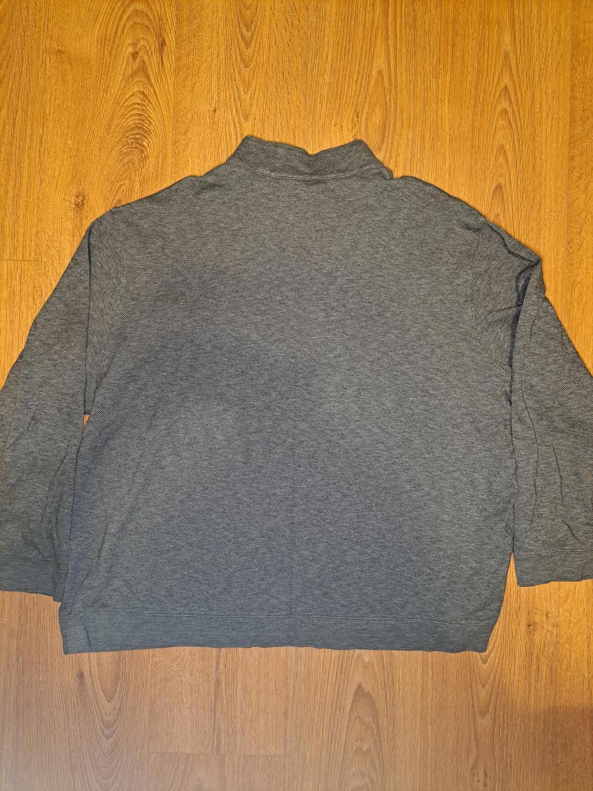 Hart Schaffner Marx Hart Schaffner Marx Quarter Zip Sweater XXL Gray Sharkskin Size US XXL / EU 58 / 5 - 4 Thumbnail