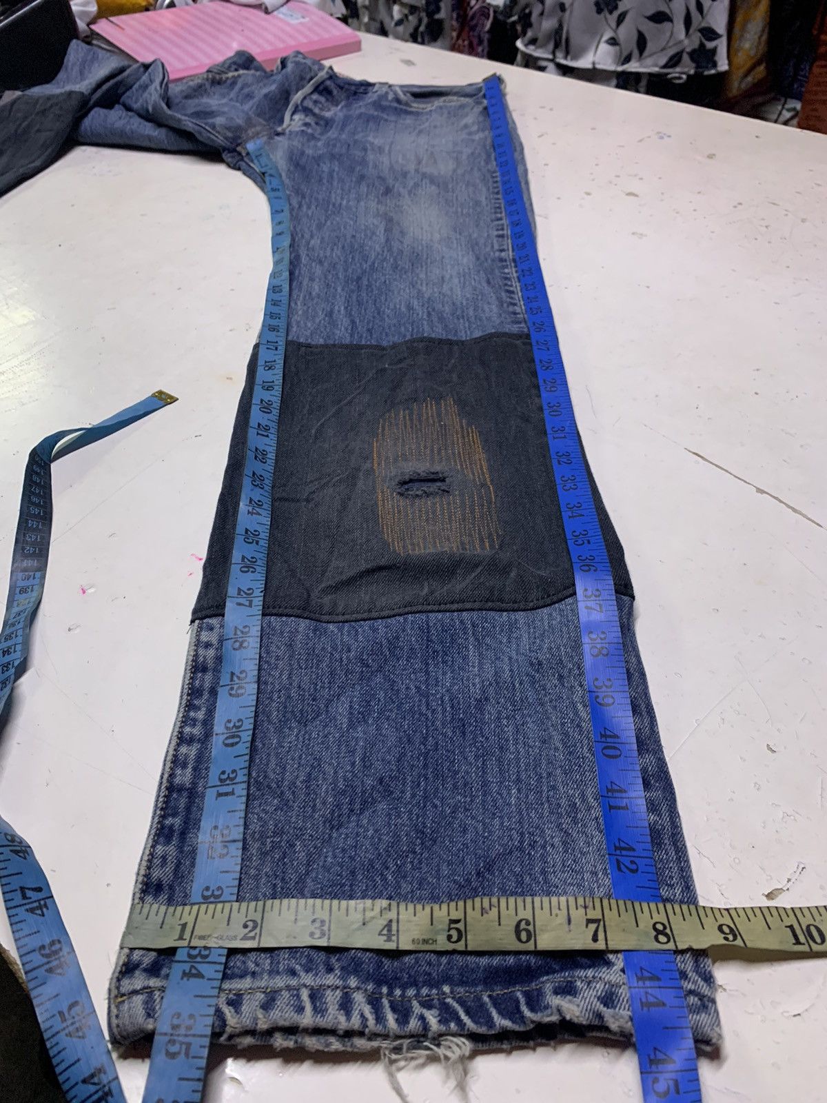 Levi's Vintage Clothing Levis Distressed denim custom Size US 34 / EU 50 - 23 Thumbnail