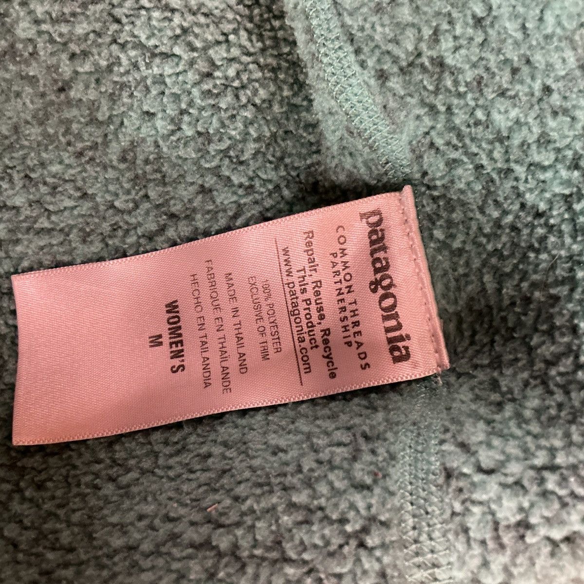 Patagonia Patagonia Women’s Medium Green Fleece Quarter-zip pullover Size M / US 6-8 / IT 42-44 - 5 Thumbnail