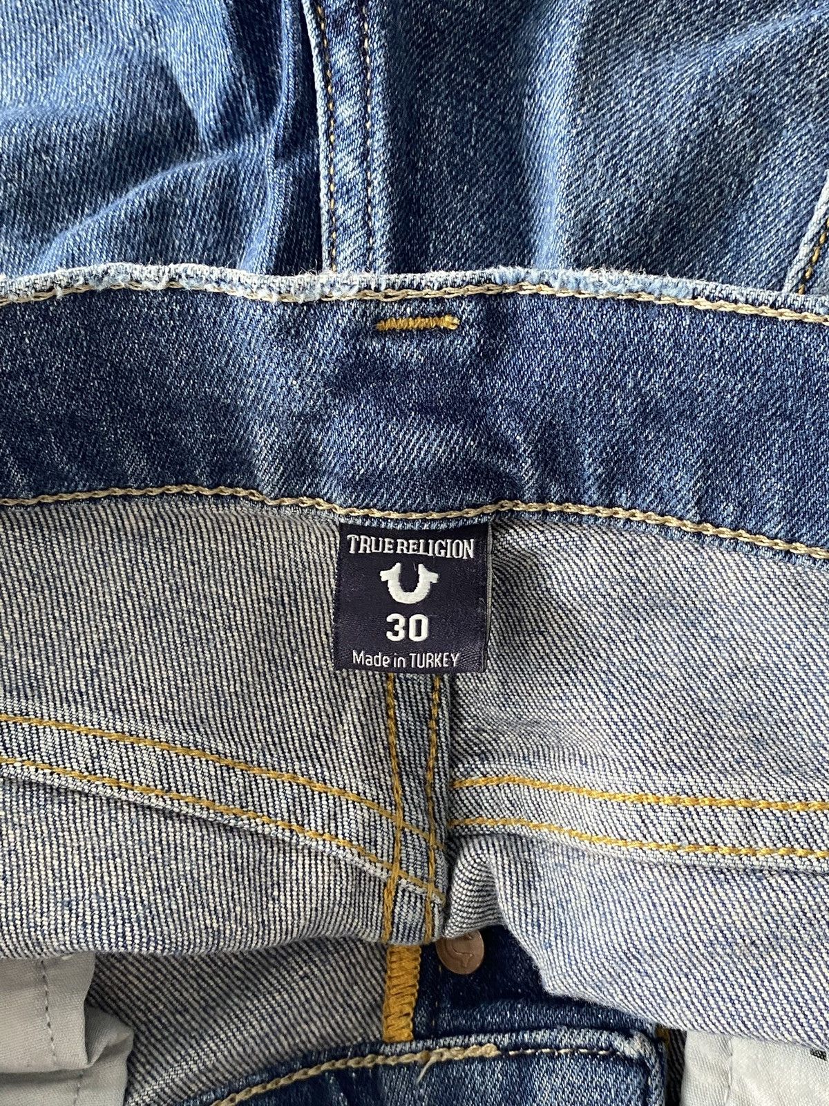 True Religion × Vintage True Religion Vintage Y2k Denim Jeans Ripped Pants Rocco Size 30" / US 8 / IT 44 - 8 Thumbnail