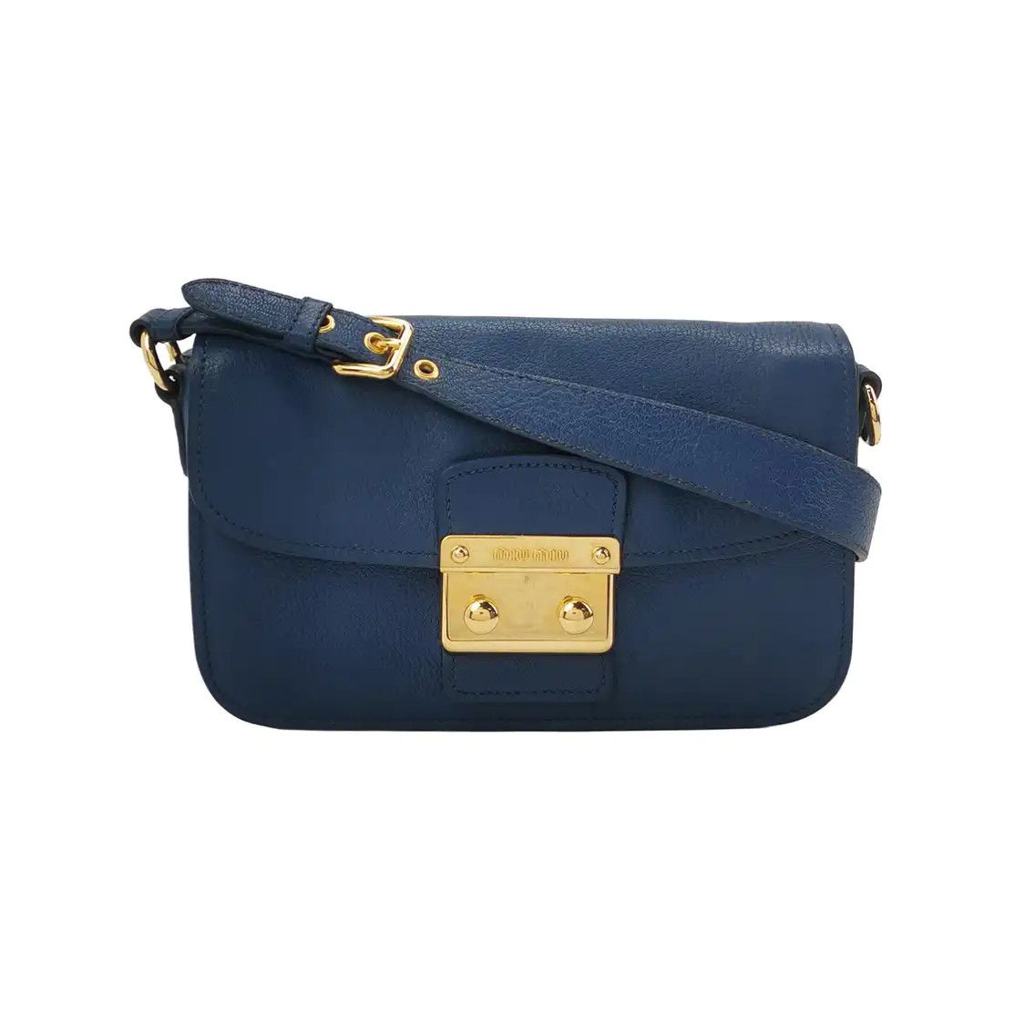 Miu Miu ARCHIVE MIU MIU FW 1999 SHOELACE LEATHER SHOULDER BAG