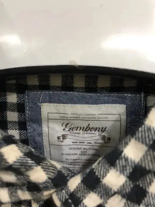 Flannel × Vintage Vintage Gembony Plaid Tartan Flannel Shirt 👕 Size US S / EU 44-46 / 1 - 3 Thumbnail