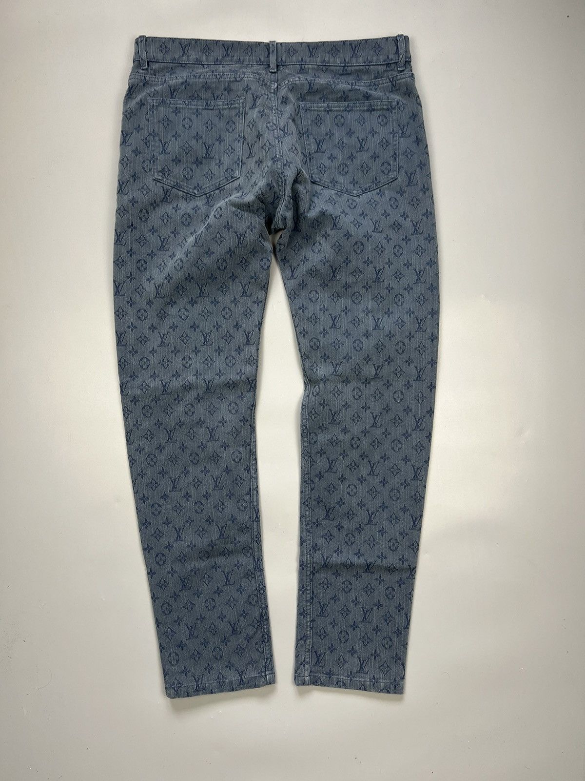Louis Vuitton Louis Vuitton Virgil abloh Japan monogram slim fit jeans Size US 33 - 11 Thumbnail