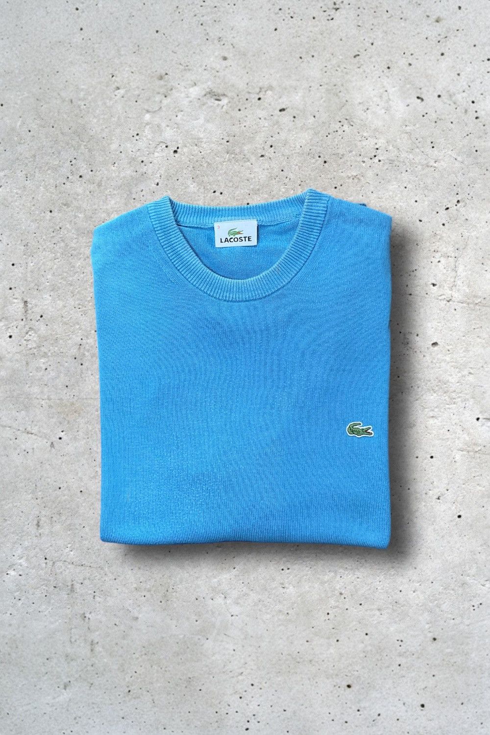 Lacoste Lacoste Vintage Sweater L Baby Blue, Light Blue, Pulli Men‘s Size US L / EU 52-54 / 3 - 3 Thumbnail