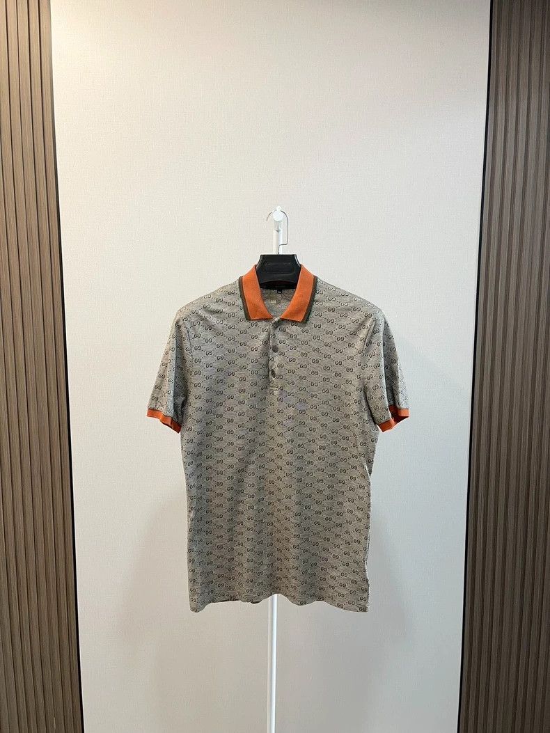Gucci Gucci Full printed Logo short-sleeved Polo shirt 2502-Nexta Size US XL / EU 56 / 4 - 1 Thumbnail