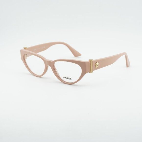 Versace Versace VE3366 5494 Eyeglasses Nude 53mm Cat Eye Frame Size ONE SIZE - 1 Thumbnail