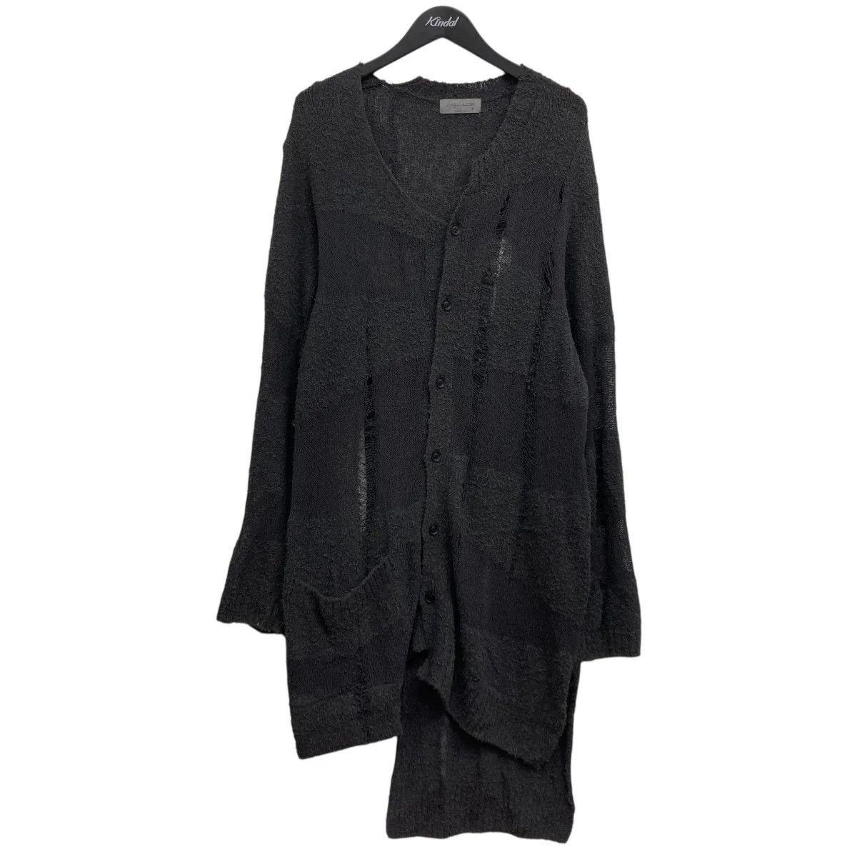 Yohji Yamamoto Yohji Yamamoto pour homme/ 25SSG RANDOME DAMAGE CARDIGAN Size US L / EU 52-54 / 3 - 1 Thumbnail