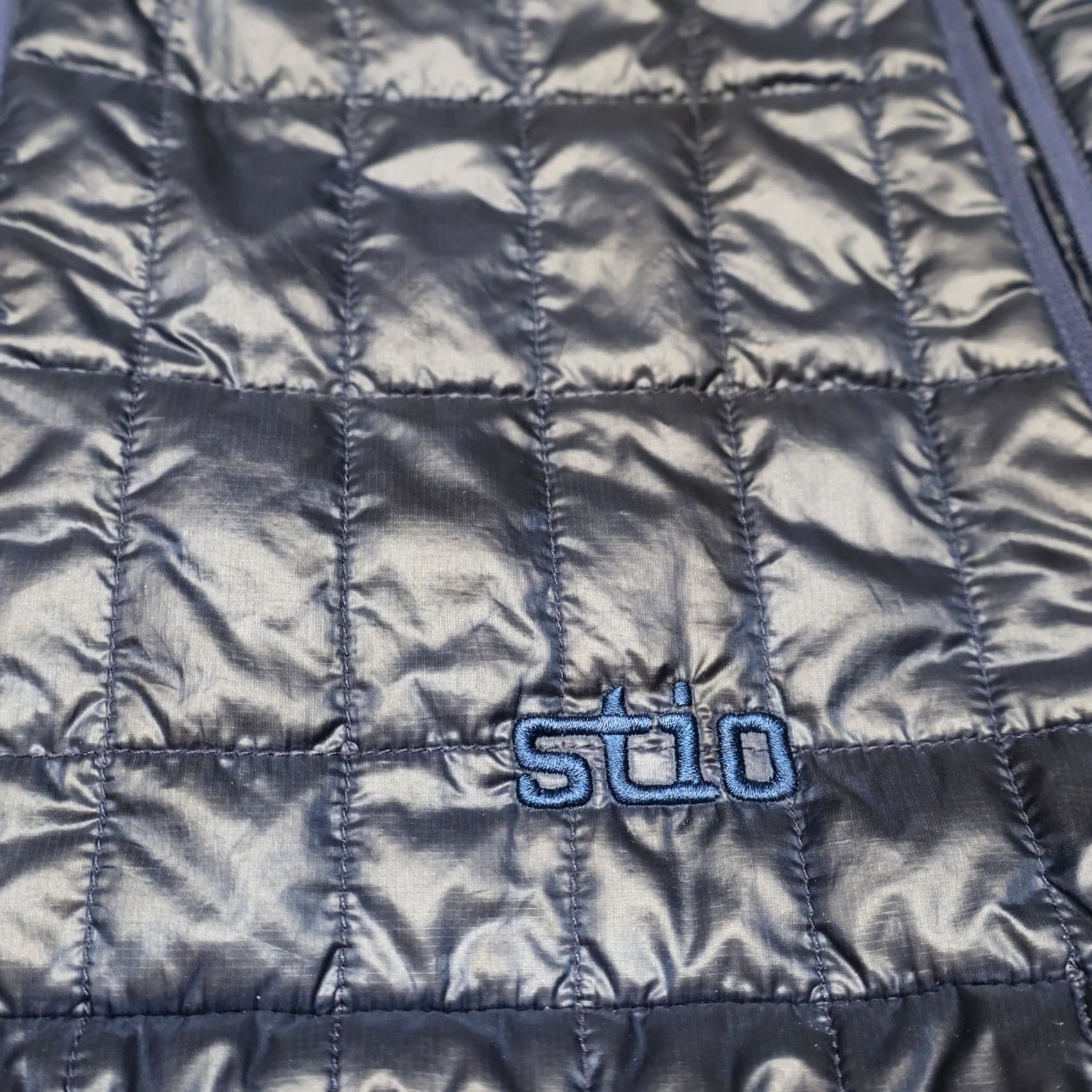 Logo 7 Stio Vest Womens Large Blue Full Zip Insulated Quilted Puffer LOGO Size M / US 6-8 / IT 42-44 - 4 Thumbnail