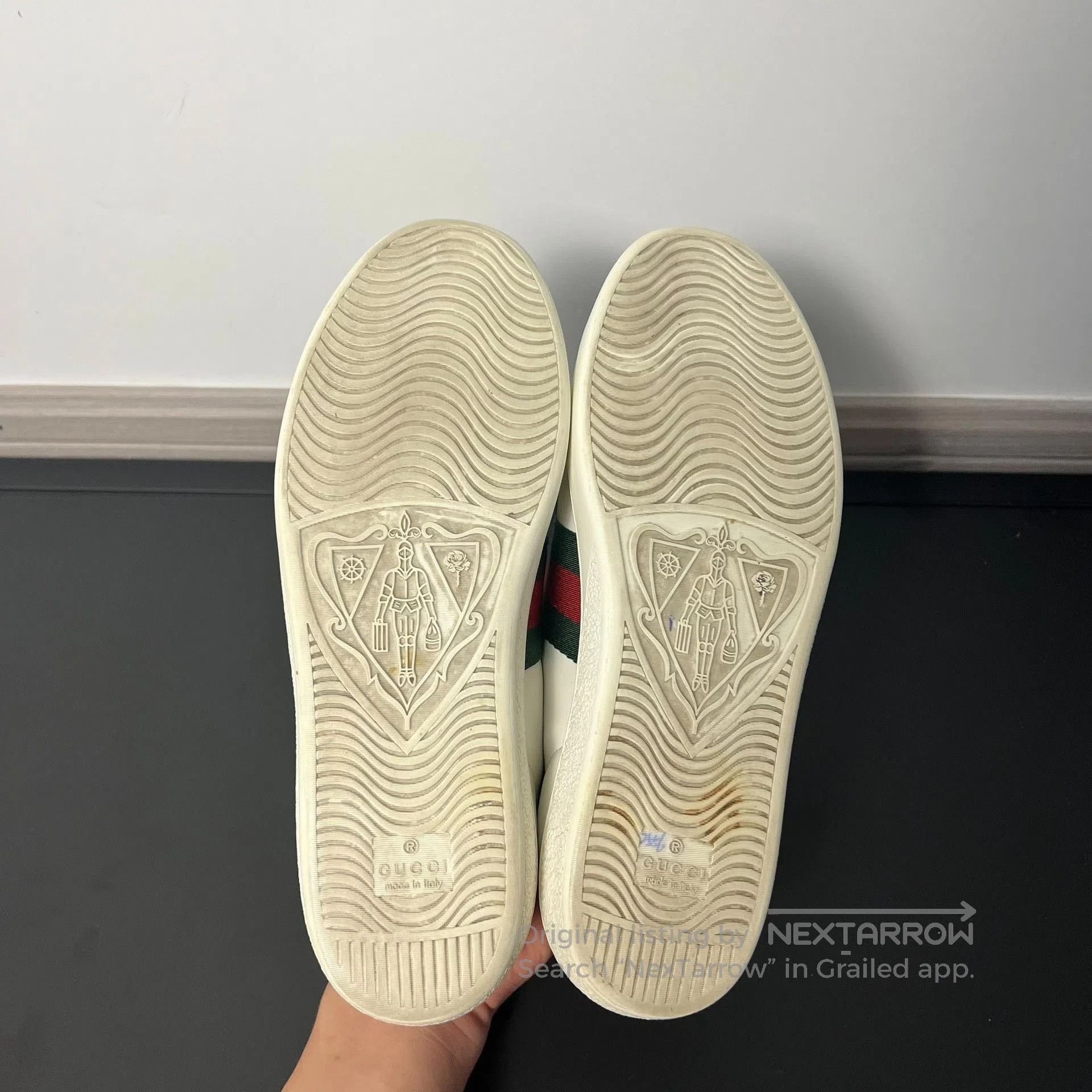 Gucci gucci white bee platform sneakers size 37.5. Size US 7.5 / IT 37.5 - 5 Thumbnail