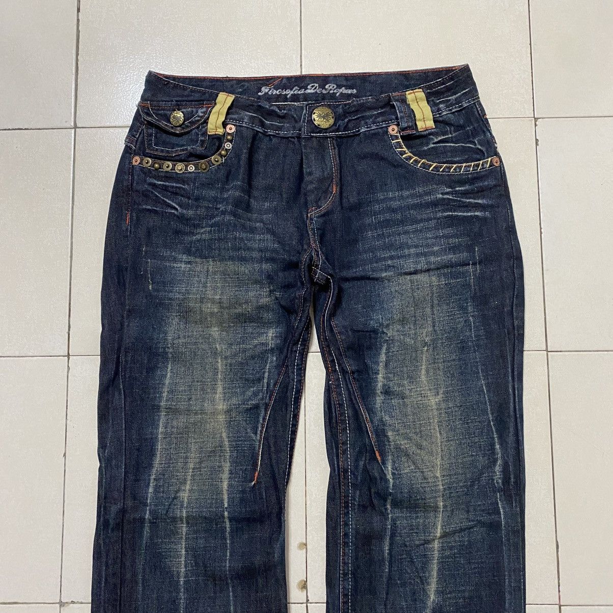 Japanese Brand Rare Firosofia De Ropas Flare Denim Jeans Size US 34 / EU 50 - 2 Thumbnail