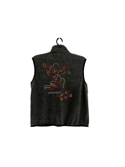 Mickey Mouse Vintage Mickey Mouse Vest Fleece Jacket Size US S / EU 44-46 / 1 - 1 Thumbnail