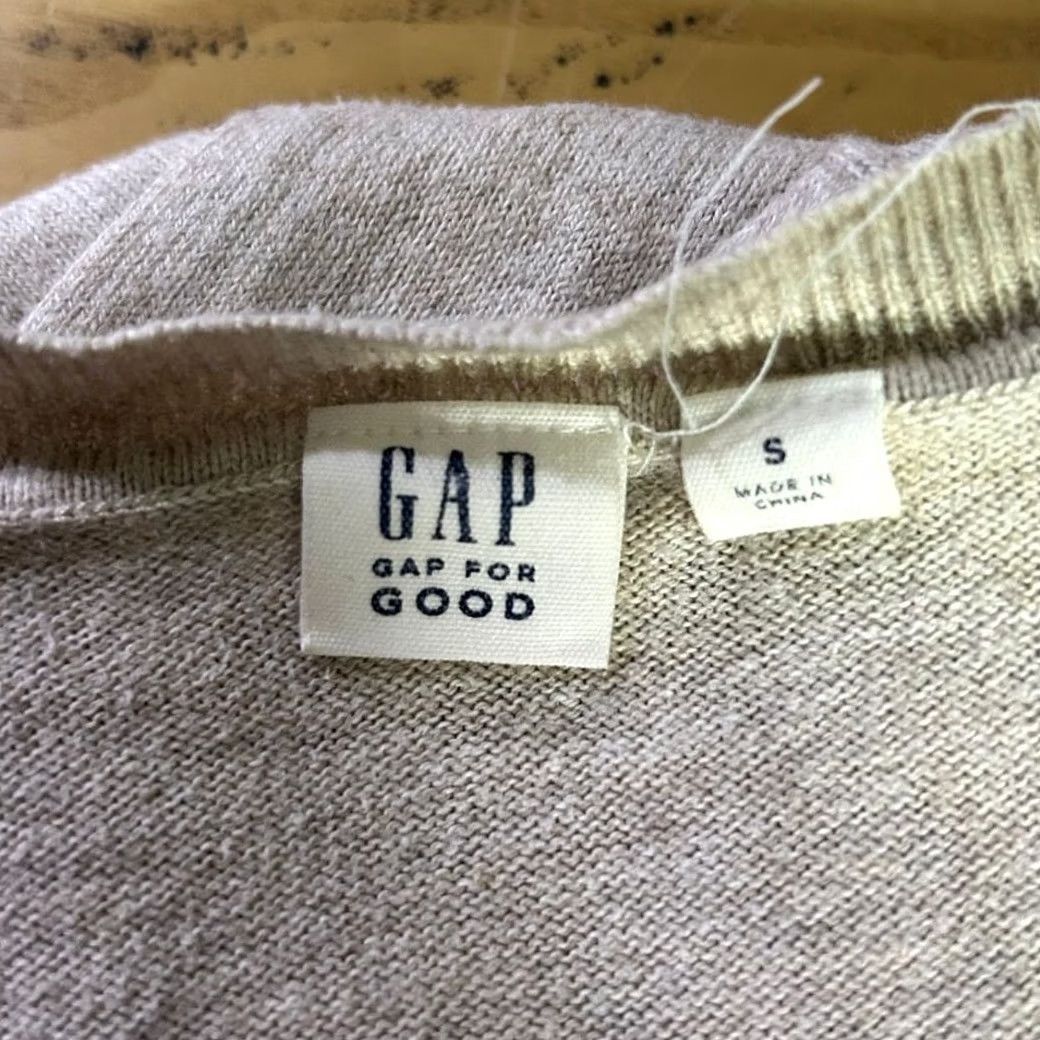 Gap Gap Beige Polka Dot Long Sleeve Sweater Classic Crew Neck Pullover Womens Small Size S / US 4 / IT 40 - 5 Thumbnail