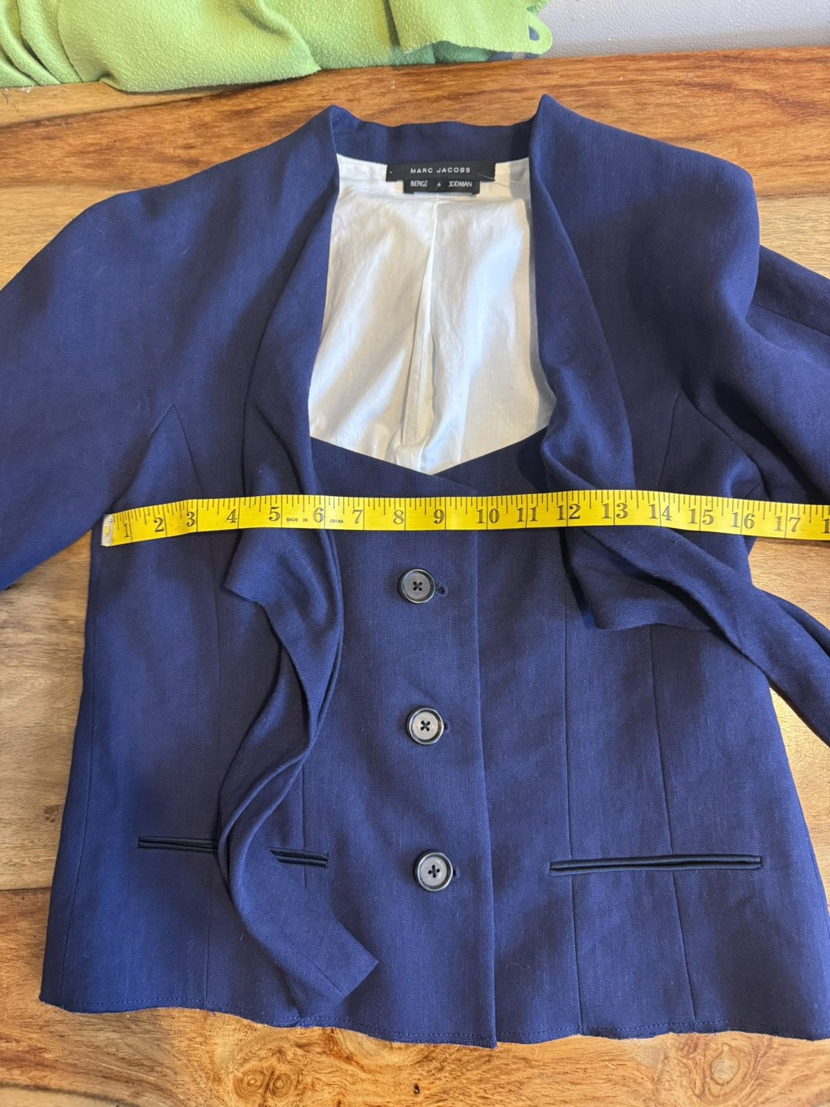Marc Jacobs Marc Jacobs linen cropped blazer size 4 Size S / US 4 / IT 40 - 7 Thumbnail
