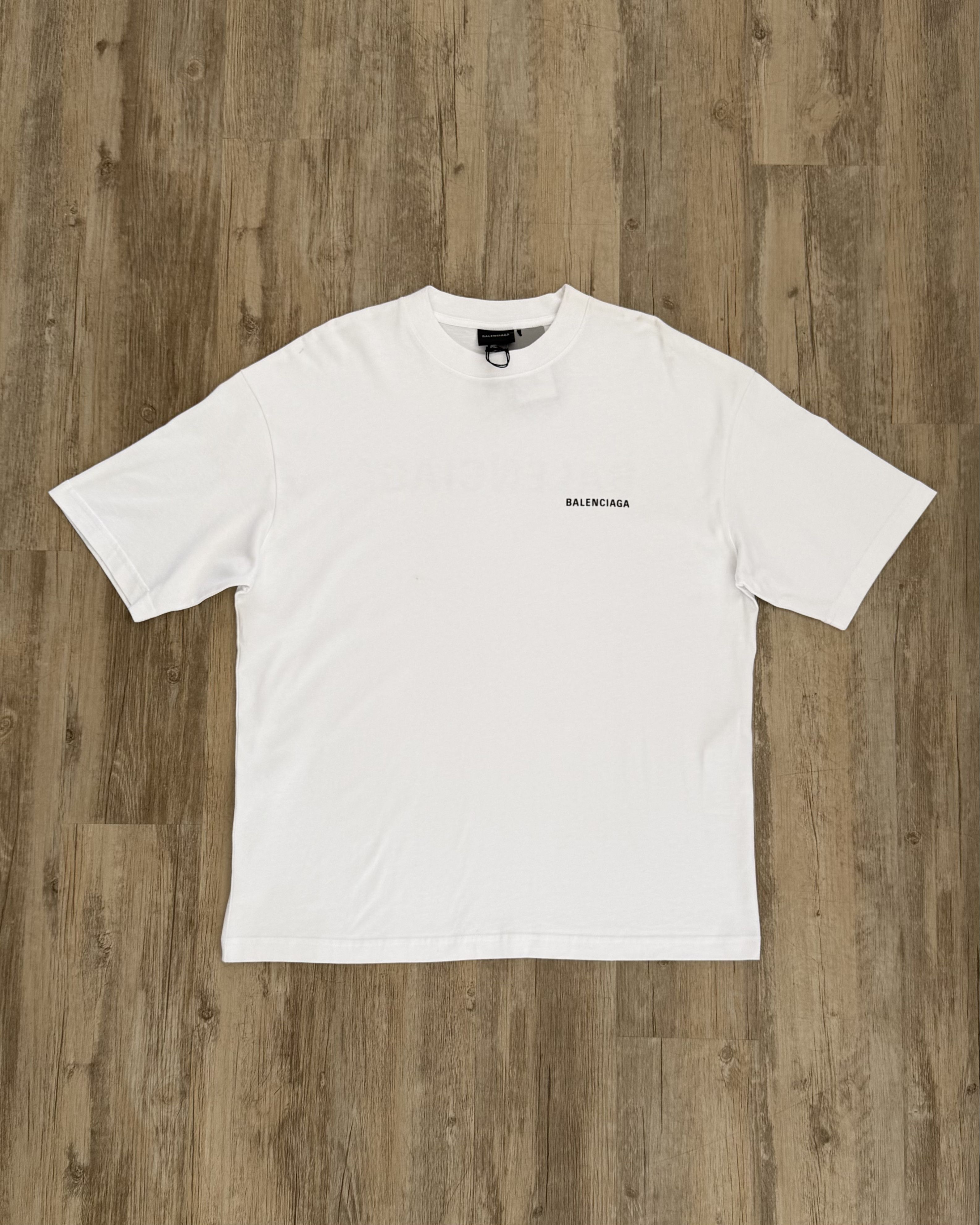 Balenciaga Balenciaga Back Logo Tee Size US S / EU 44-46 / 1 - 1 Thumbnail