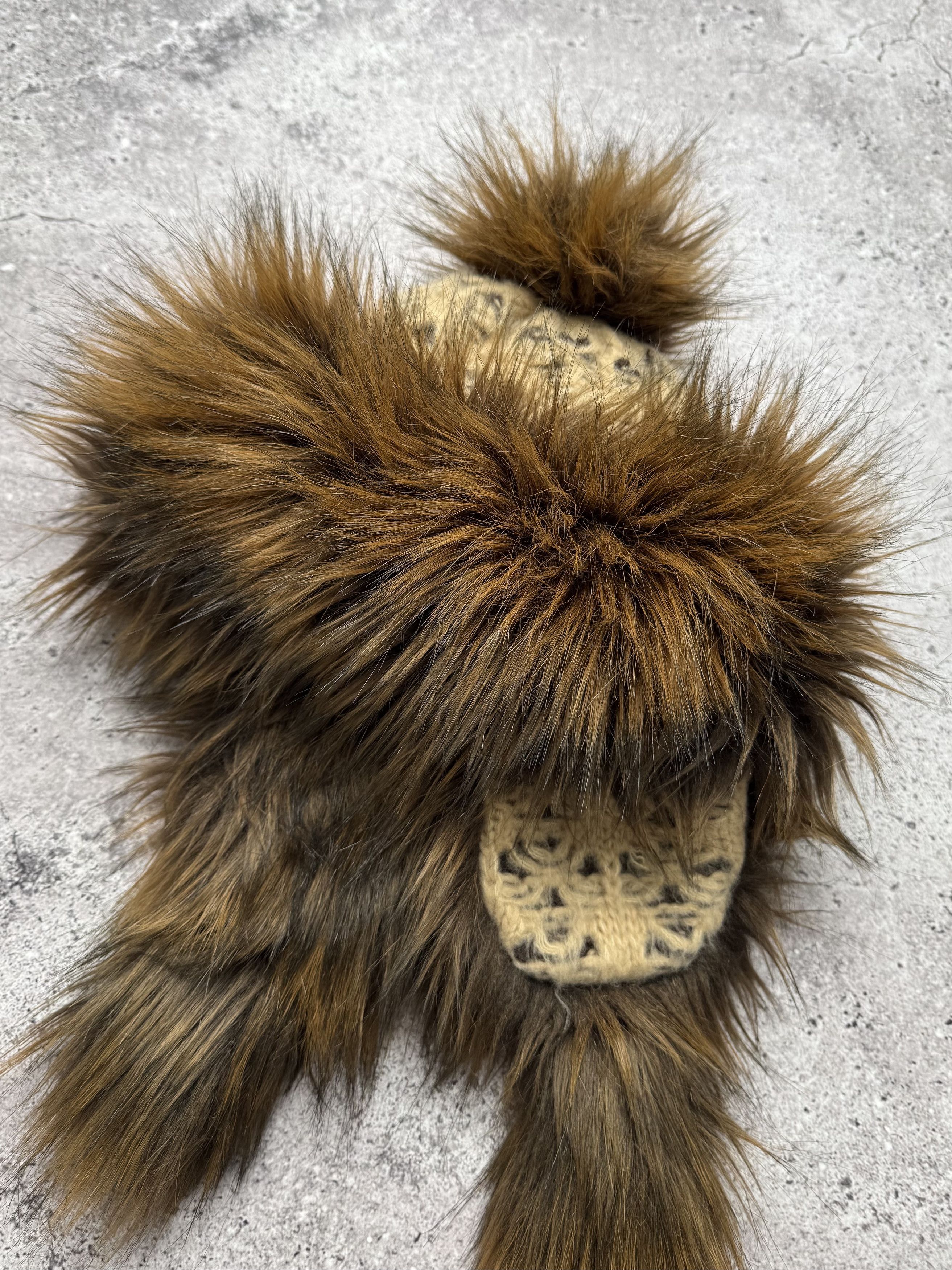 Vintage Vintage Faux Fur Hat C5(V397) Size ONE SIZE - 2 Thumbnail