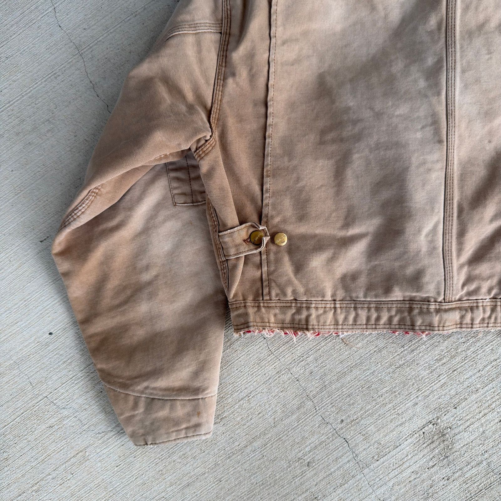 Carhartt × Vintage Carhartt brown cropped Detroit style work wear jacket Size US S / EU 44-46 / 1 - 8 Thumbnail