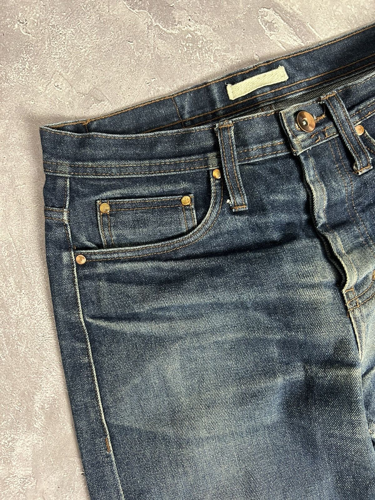 The Unbranded Brand × Vintage The Unbranded Brand UB201 14.5oz Selvedge Faded Jeans Size US 30 / EU 46 - 3 Thumbnail