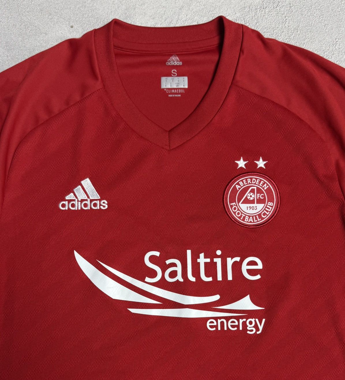 Adidas Aberdeen 2017 2018 Home Football Shirt Soccer Jersey Adidas Size US S / EU 44-46 / 1 - 5 Thumbnail