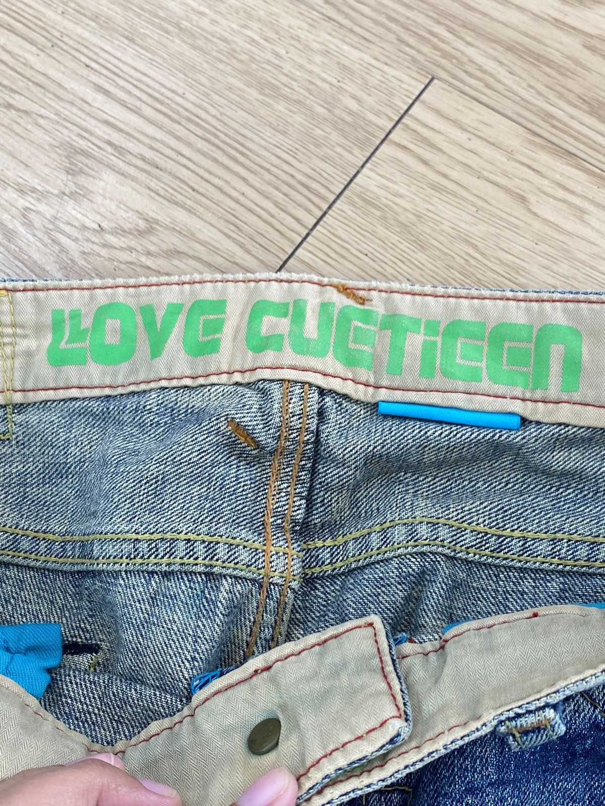 Other Japanese Brand Faded Wash Ripped Style Flare Jeans Size US 30 / EU 46 - 14 Thumbnail