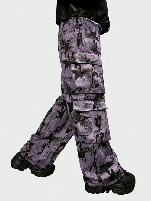 Japanese Brand Parachute Cargo multi-pocket pants gorpcore Wide leg Y2k Size US 34 / EU 50 - 3 Thumbnail