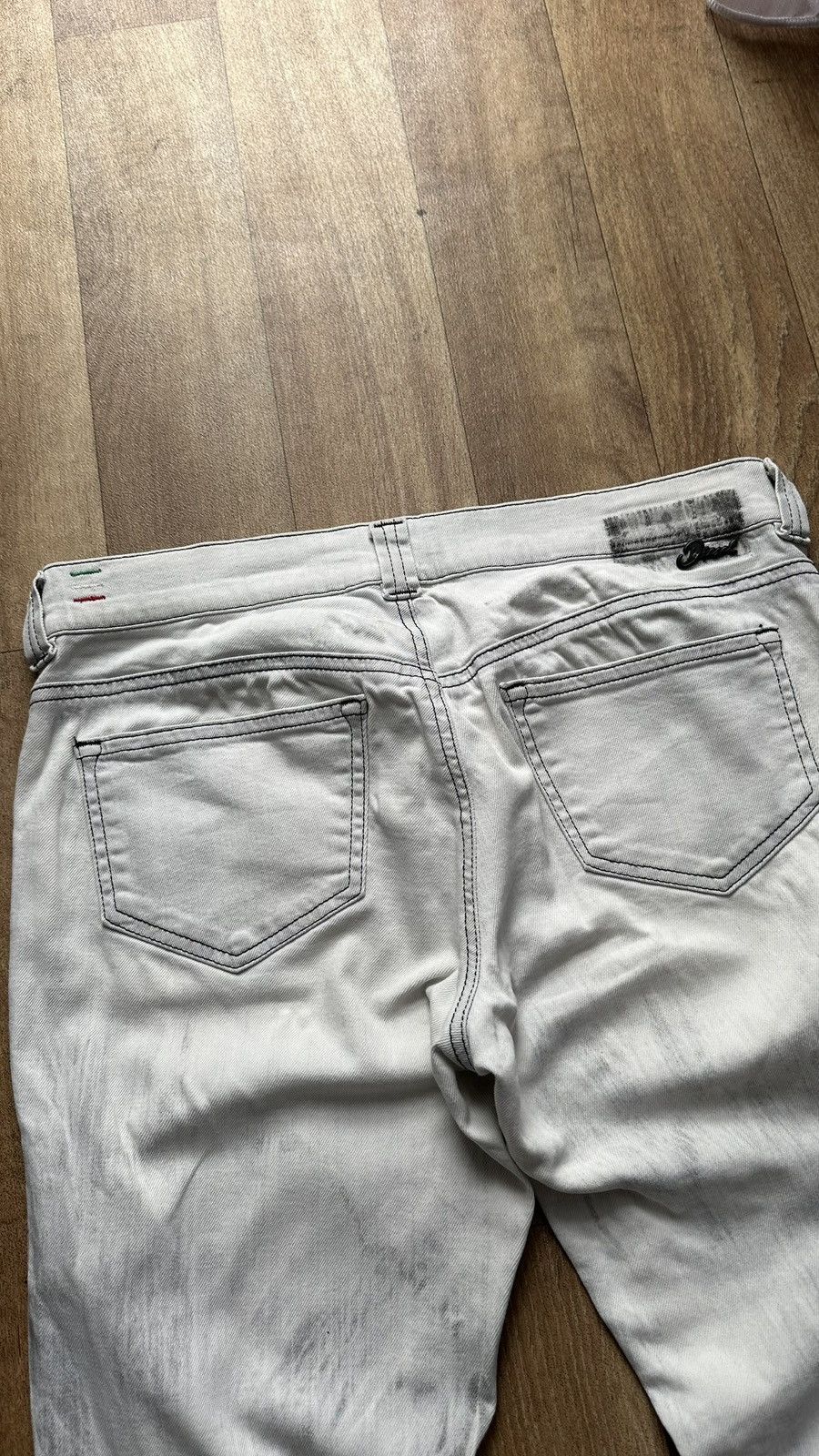 Diesel × Vintage Vintage Diesel Women's Avant Garde Denim Distressed Size 29 Size 29" - 14 Thumbnail
