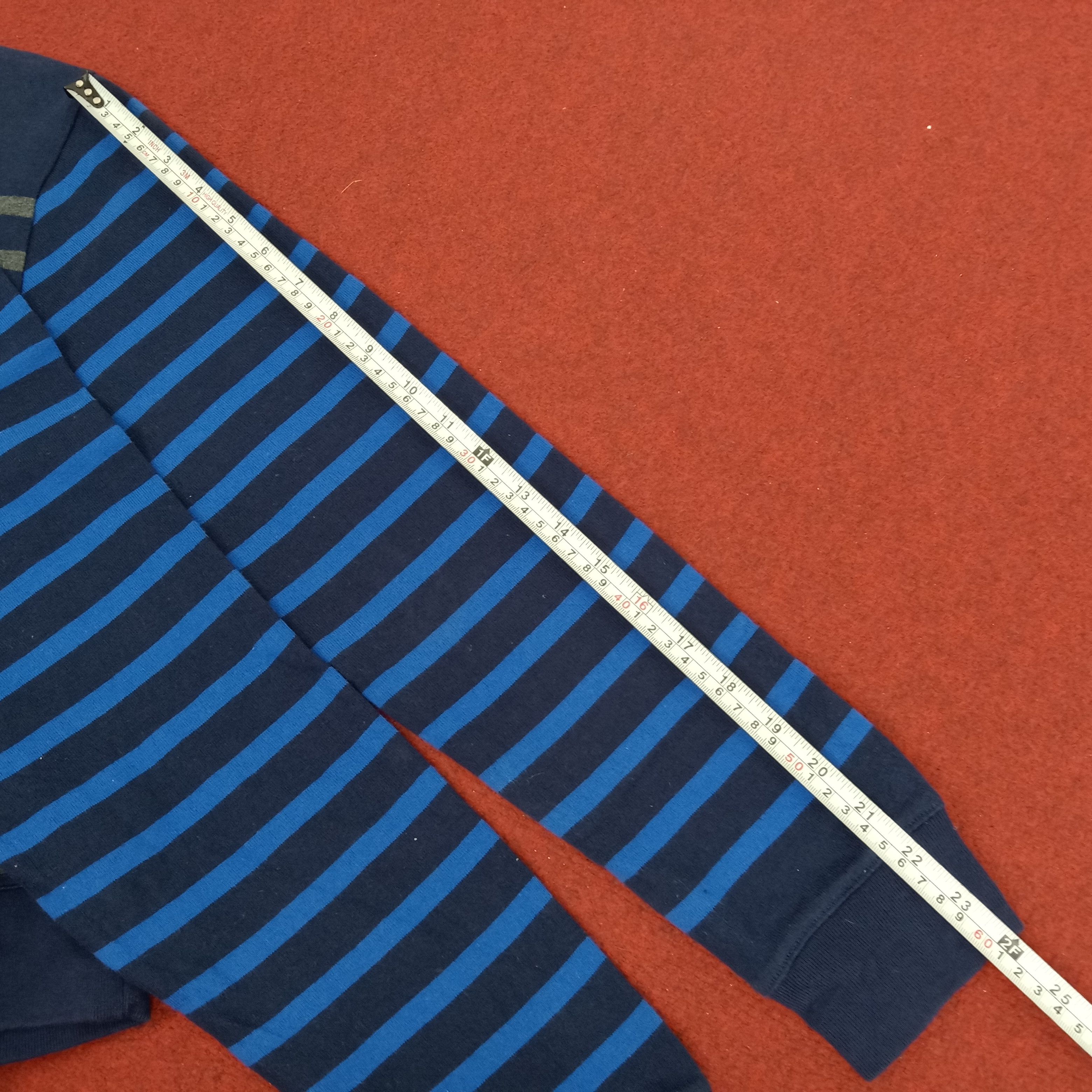 Beams Plus × Vintage Beams Japanese Brand Streetwear Style Stripes Design Tshirt Size US M / EU 48-50 / 2 - 13 Thumbnail