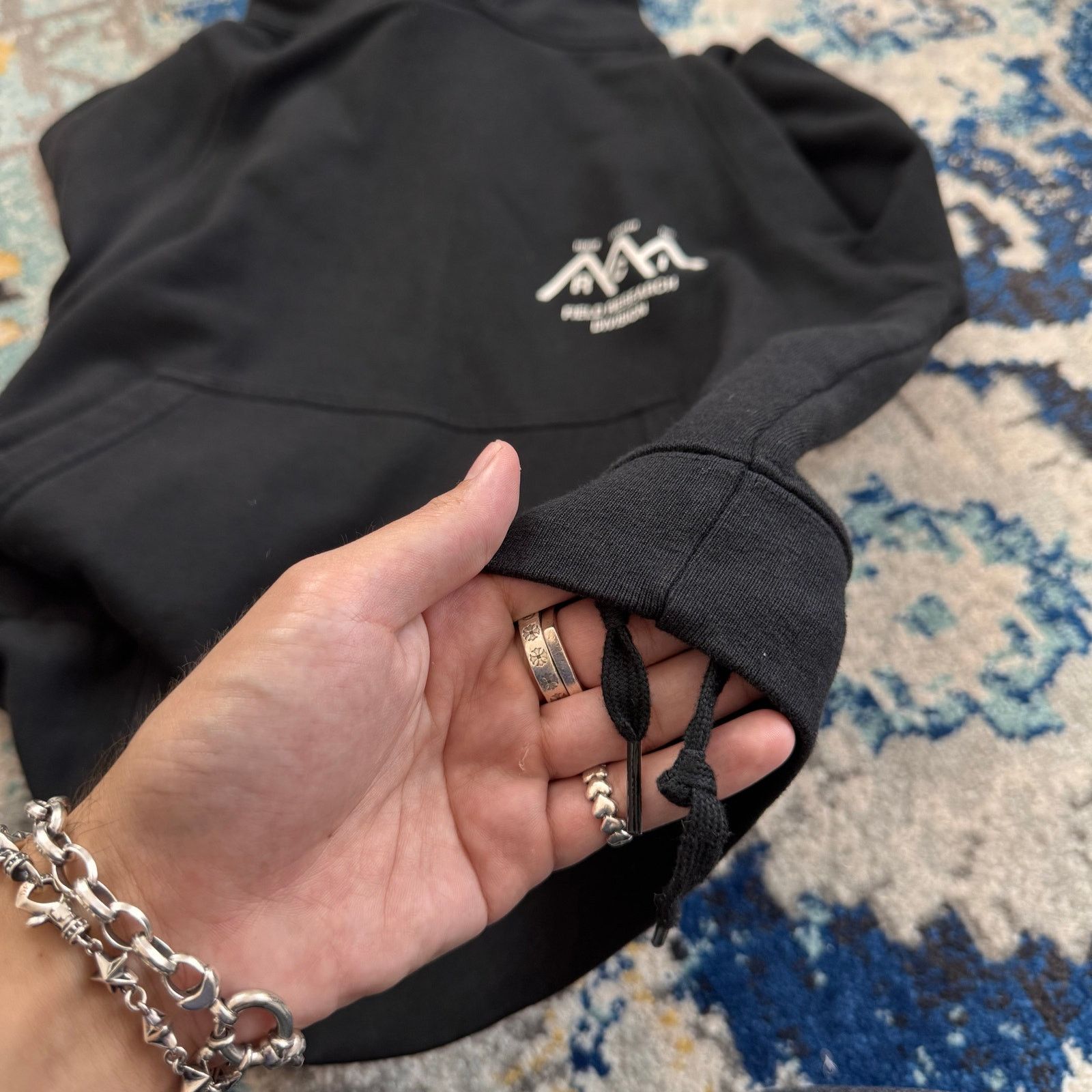 Reese Cooper Reese Cooper Boxy Hoodie Black Sz Small Made in USA Size US S / EU 44-46 / 1 - 5 Thumbnail