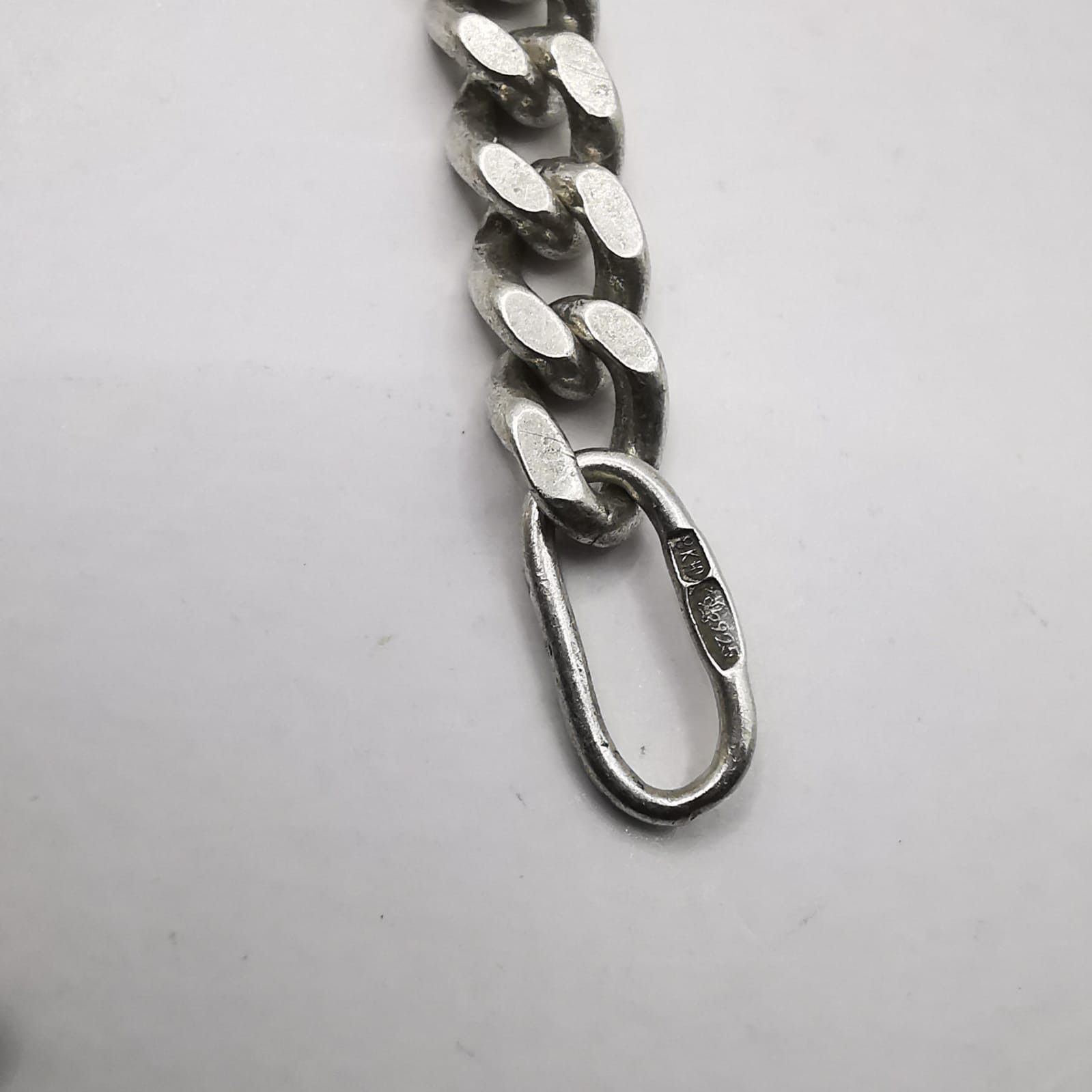 Sterling Silver Vintage Jewelry Chain, 925 Sterling Silver, Signed 24.86g Size ONE SIZE - 7 Thumbnail
