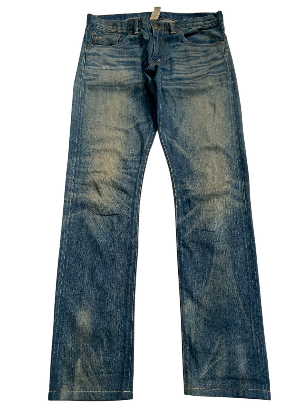 Kapital VINTAGE RRL DOUBLE RALPH LAUREN SELVEDGE RUSTY DISTRESSED Size US 31 - 4 Thumbnail