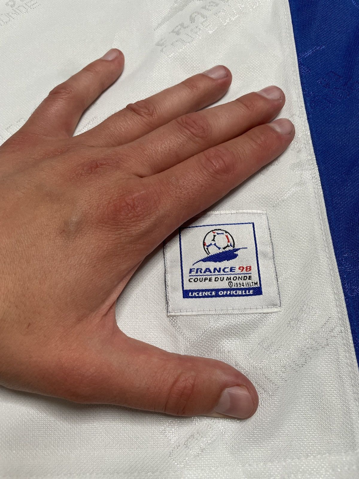 Vintage Vintage White Jersey England 1998 World Cup Size US L / EU 52-54 / 3 - 2 Thumbnail