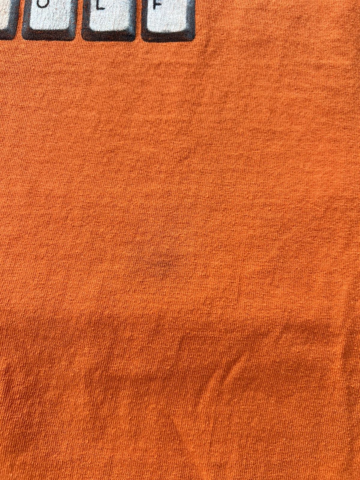 Golf Wang × Vintage Orange golf wang spell out t shirt Size US XL / EU 56 / 4 - 6 Thumbnail