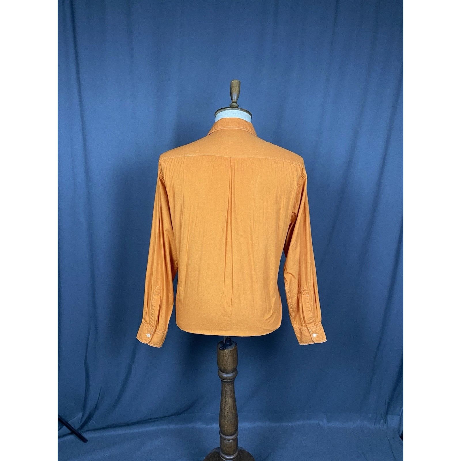Yves Saint Laurent Yves Saint Laurent YSL Vintage Men's Orange Longsleeve Shirt Size US L / EU 52-54 / 3 - 7 Thumbnail