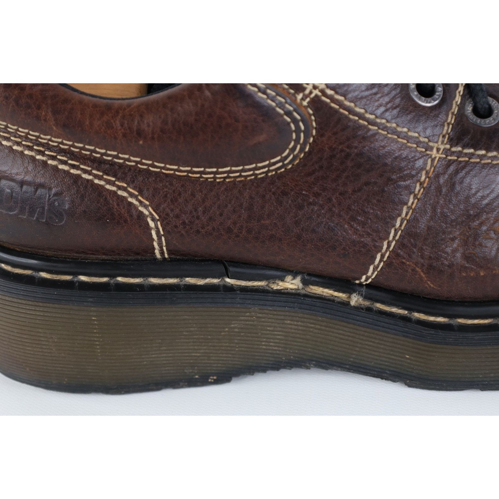 Dr. Martens Vintage 90s Dr Martens Doc Chunky Leather Platform Boots Size US 9 / EU 42 - 5 Thumbnail