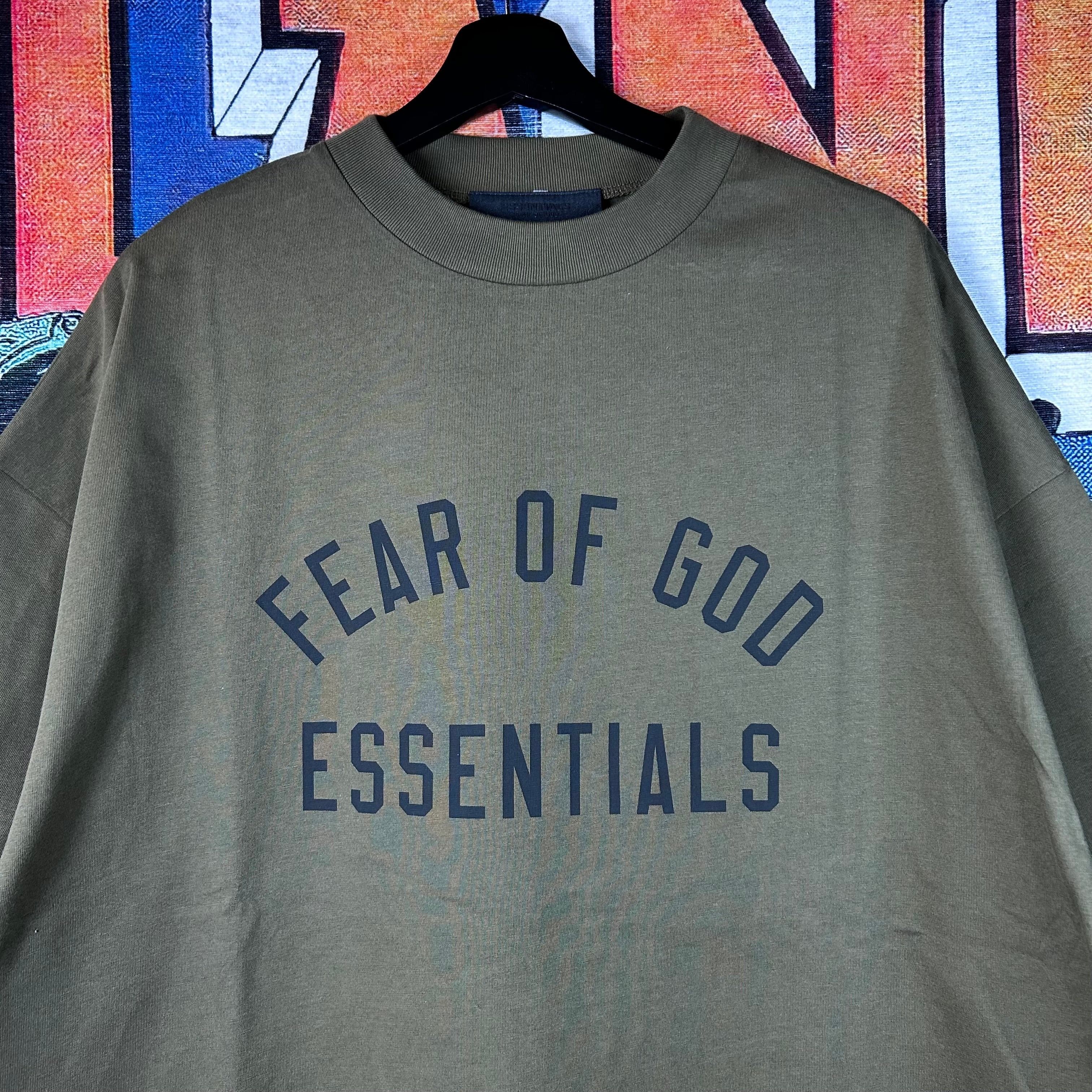 Fear of God Fear Of God Essentials Oversized Jersey Logo Tee Size US S / EU 44-46 / 1 - 4 Thumbnail