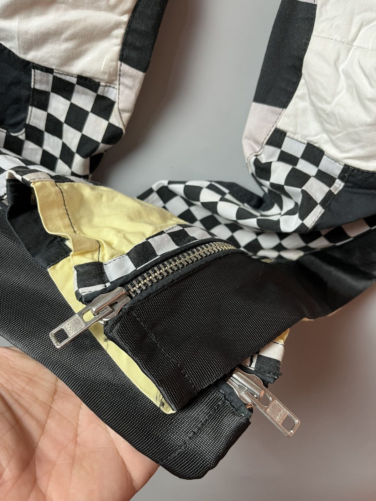 Moschino Moschino resort 2015 archived iconic checkboard biker pants Size 30" / US 8 / IT 44 - 4 Thumbnail