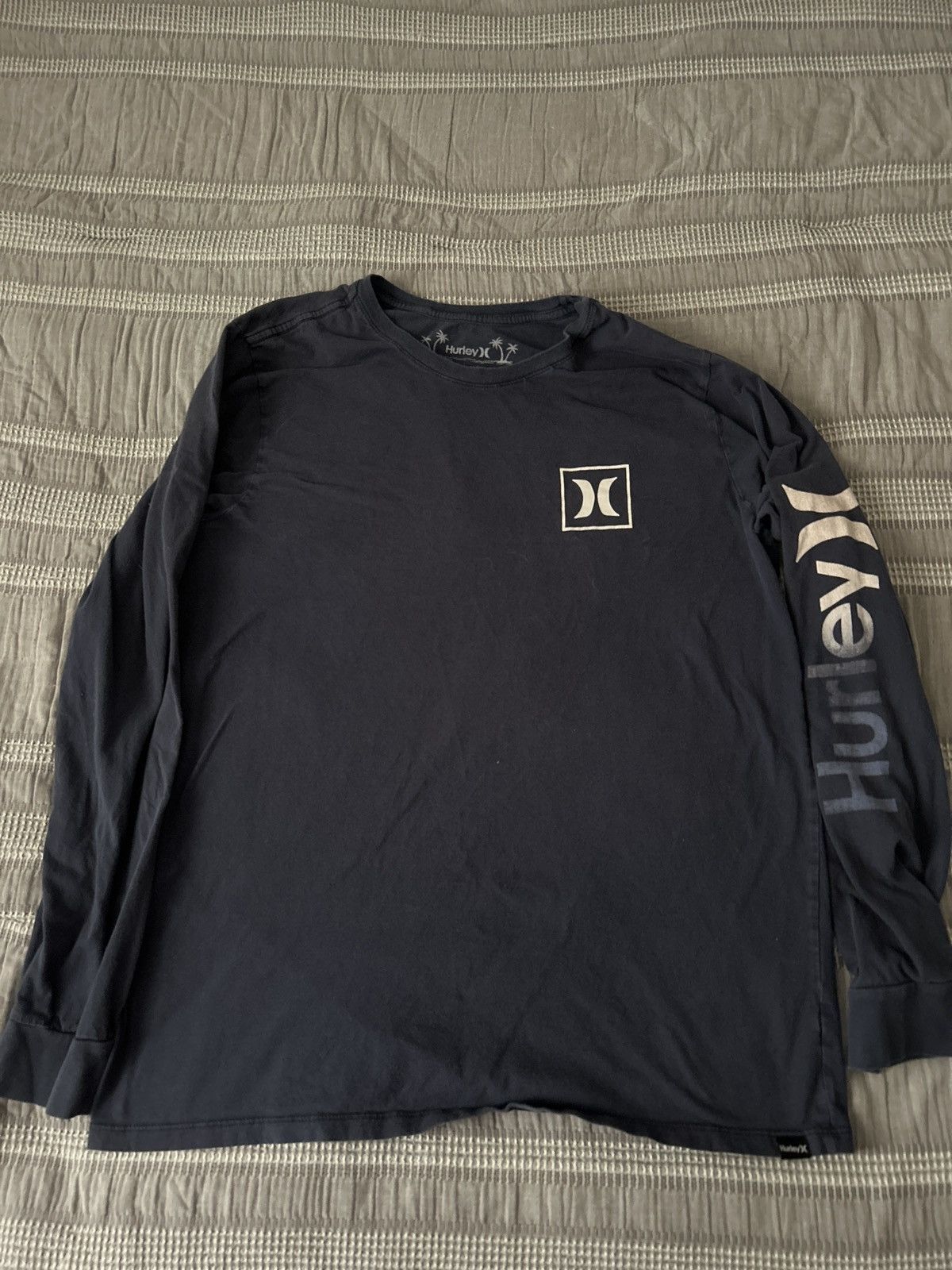 Hurley Long Sleeve Navy Hurvey Size US L / EU 52-54 / 3 - 1 Thumbnail