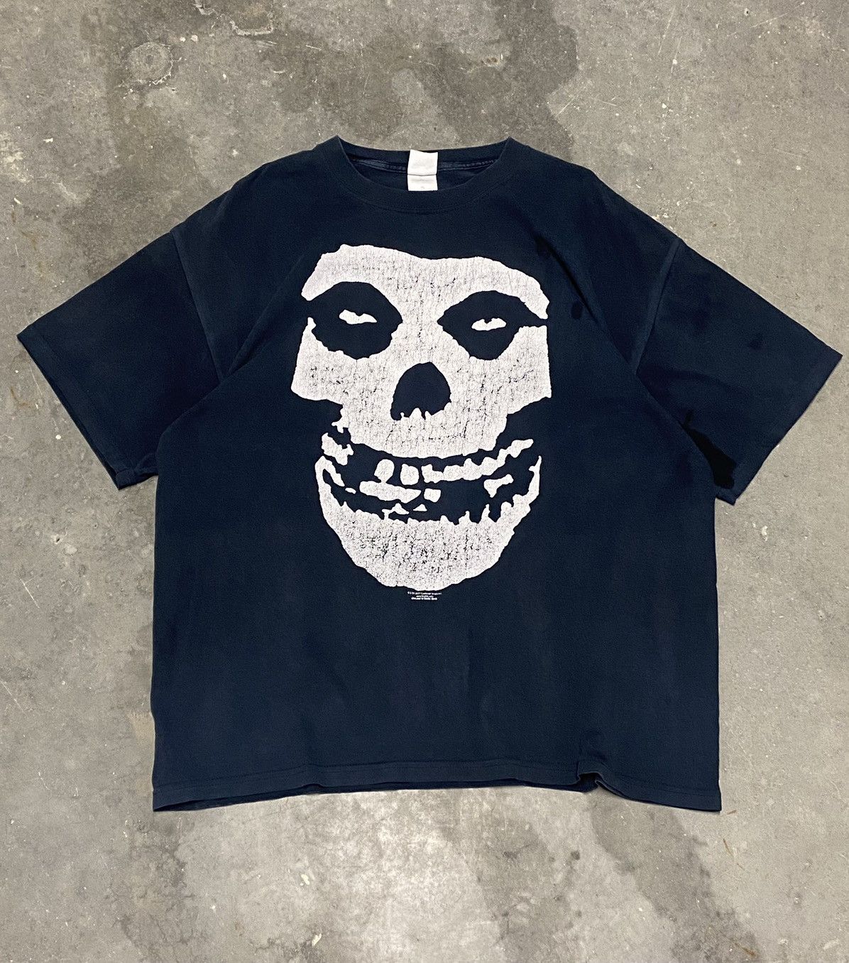 image of Band Tees x Misfits Vintage Misfits Distressed Tshirt XL in Black, Men's