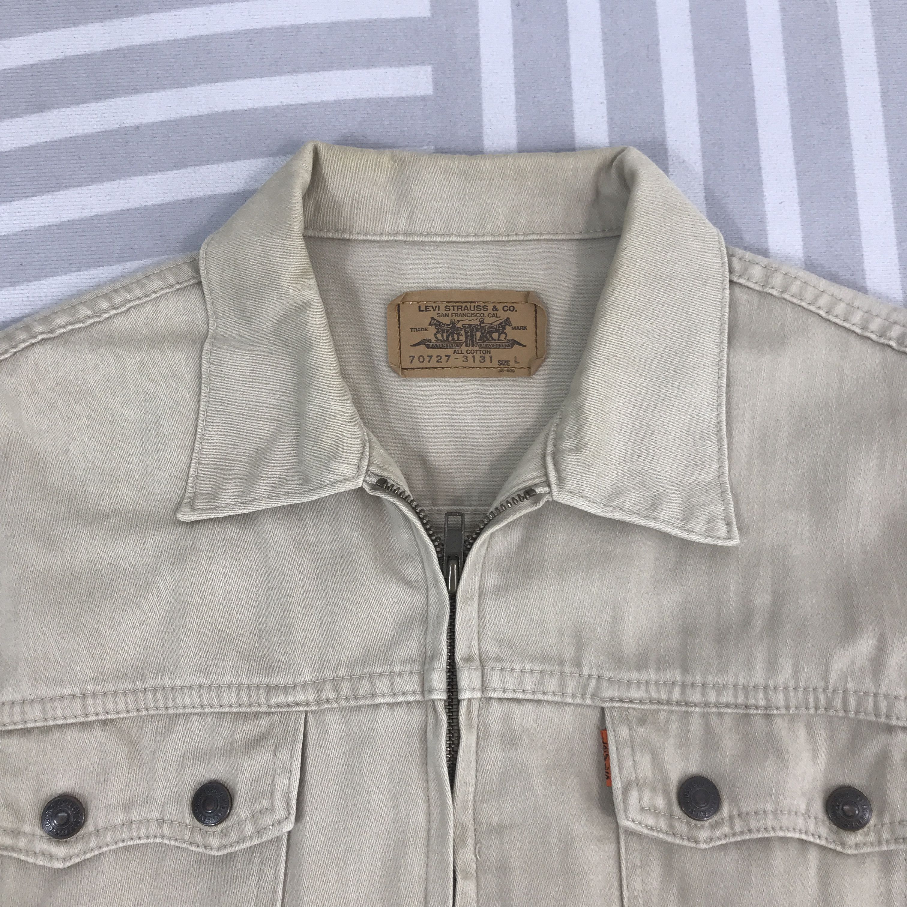 Levi's × Levi's Vintage Clothing × Vintage Vintage Levis Oren Tag Strauss Zipper Jacket Size US L / EU 52-54 / 3 - 8 Thumbnail