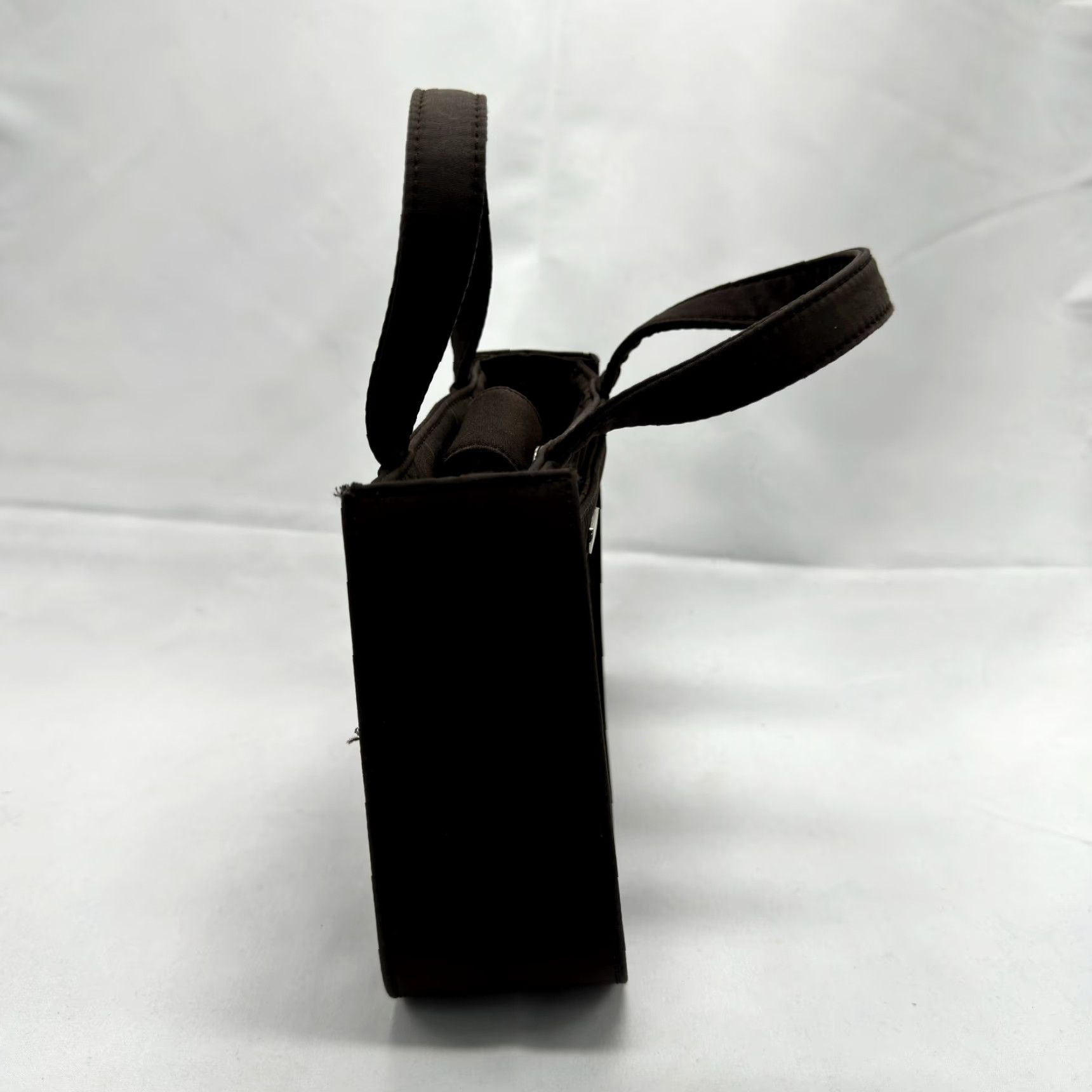 Nine West Vintage 90s Nine West Mini Purse Bag Brown Nylon Square Structured User: Vintage 90s Nine West Mini Purse Bag Brown Nylon Square Structured Size ONE SIZE - 3 Thumbnail