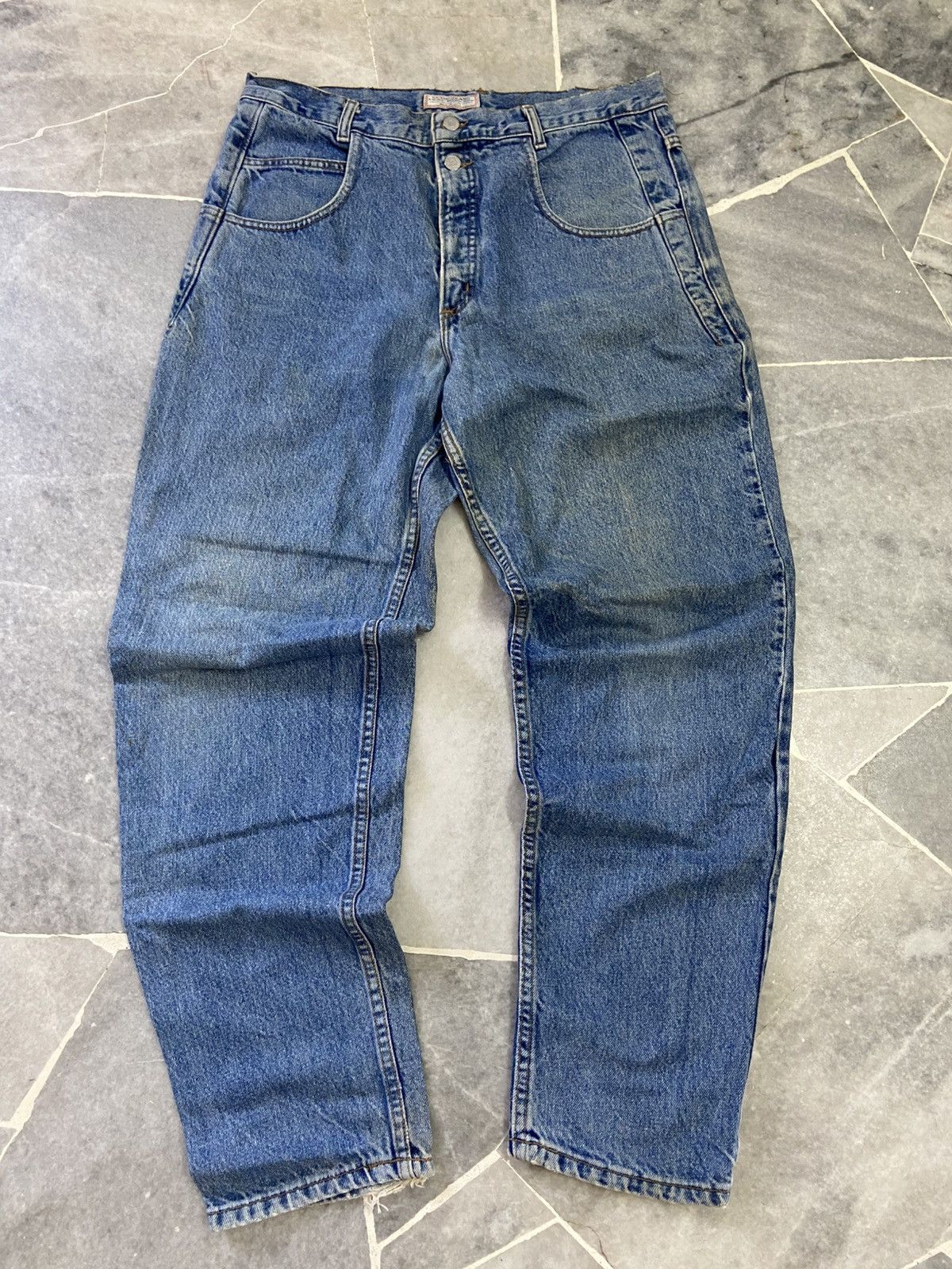 Guess Vintage Guess by Georges Marciano Usa Baggy Jeans Size US 35 - 1 Thumbnail