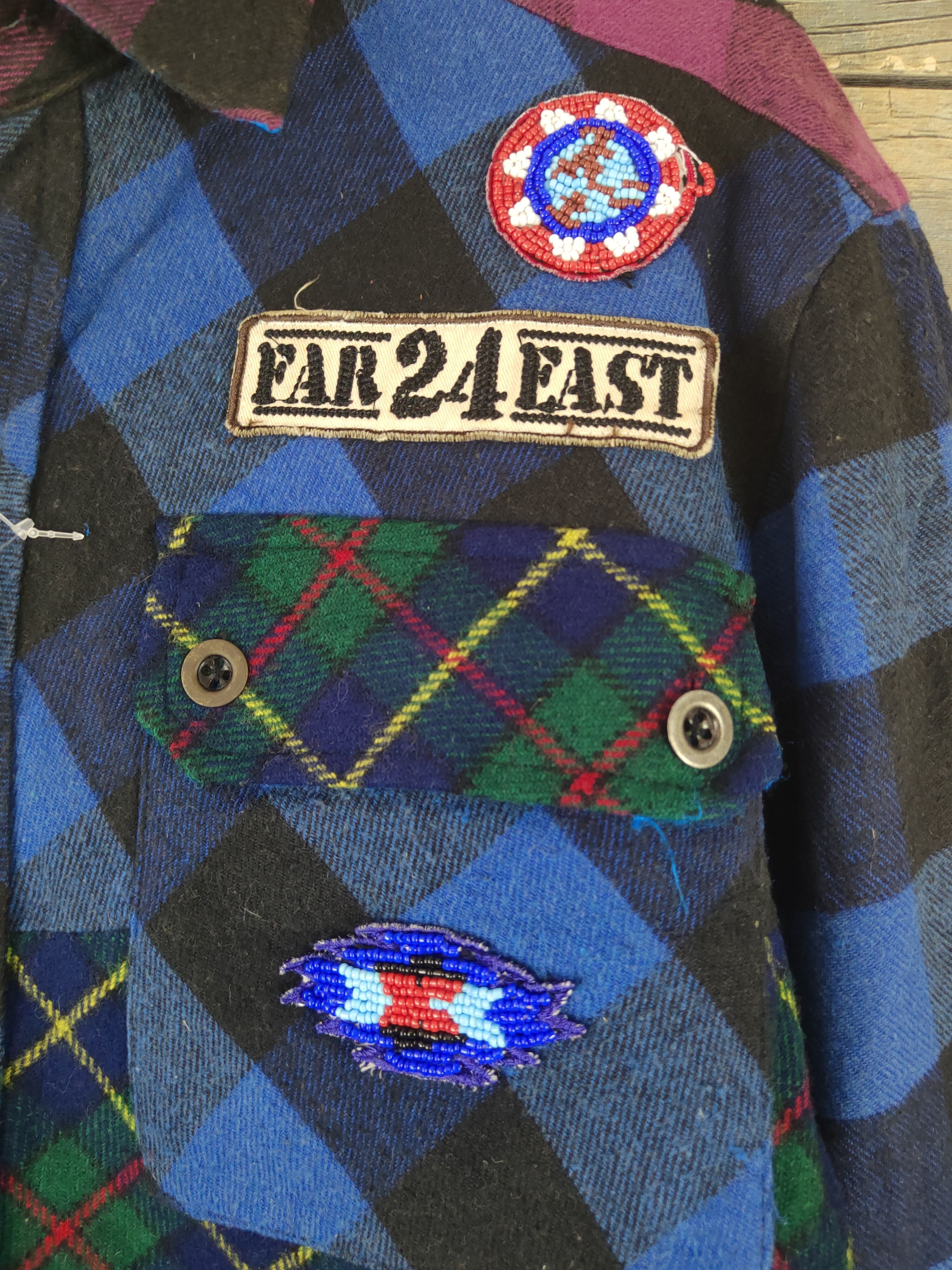 Japanese Brand DL Sabit patchwork japan vintage jacket #761 Size US S / EU 44-46 / 1 - 6 Thumbnail