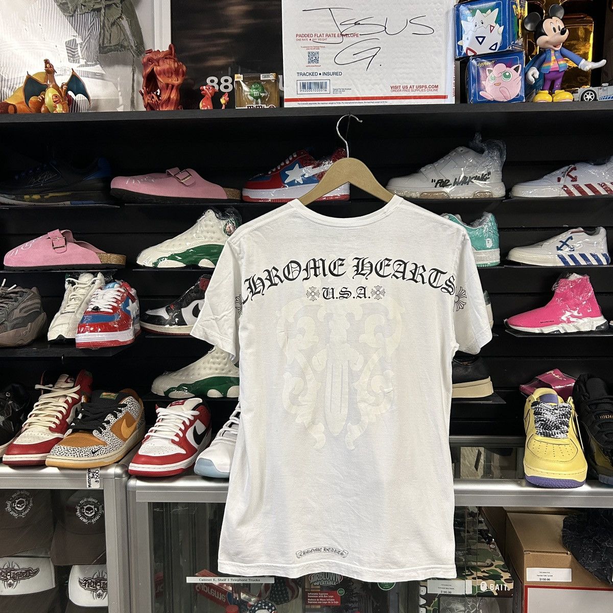 Chrome Hearts Chrome Hearts Large Dagger Tee White Size US M / EU 48-50 / 2 - 8 Thumbnail