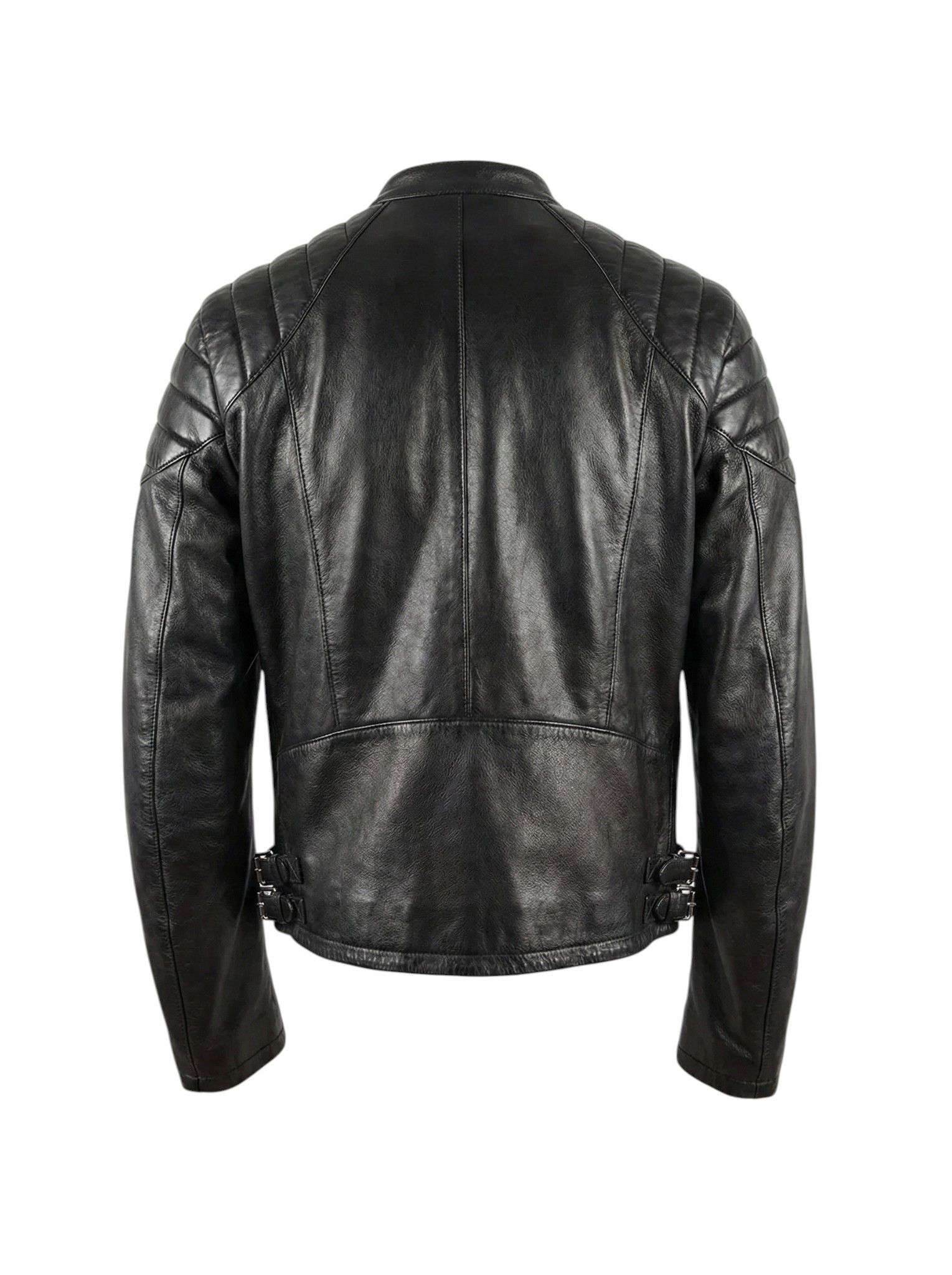 Gucci LEATHER BIKER JACKET Size L / US 10 / IT 46 - 2 Thumbnail
